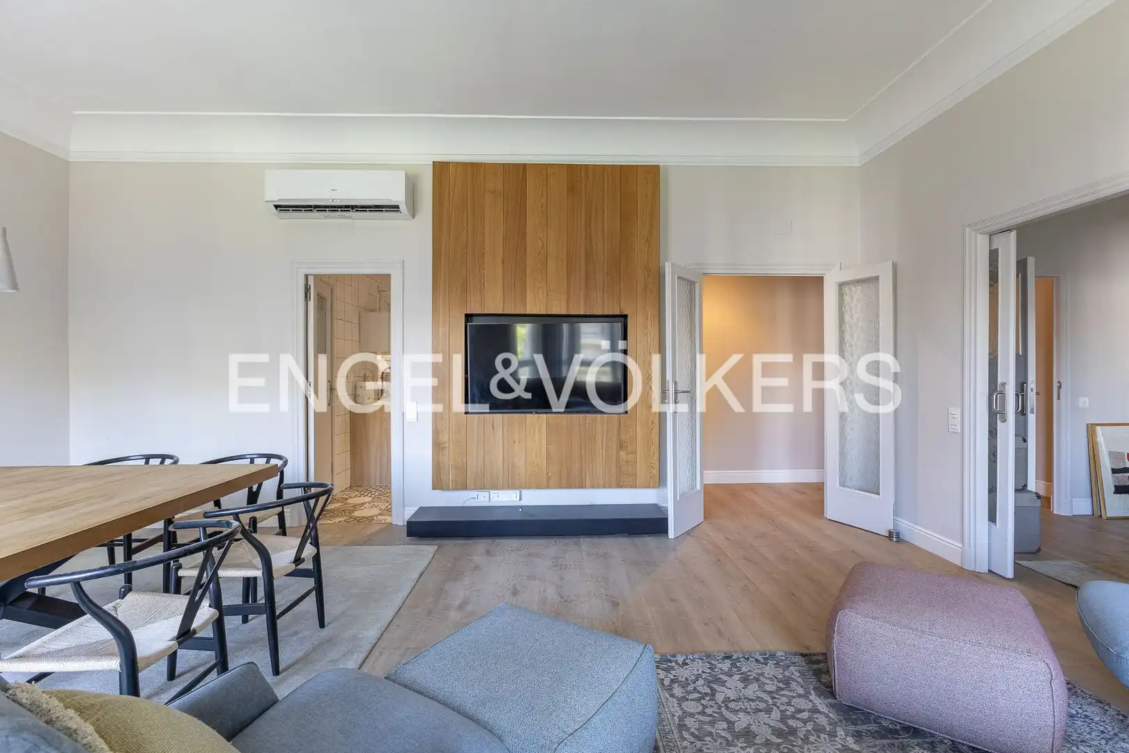 Sala de estar de Piso de alquiler en Madrid con Aire acondicionado, Calefacción y Terraza