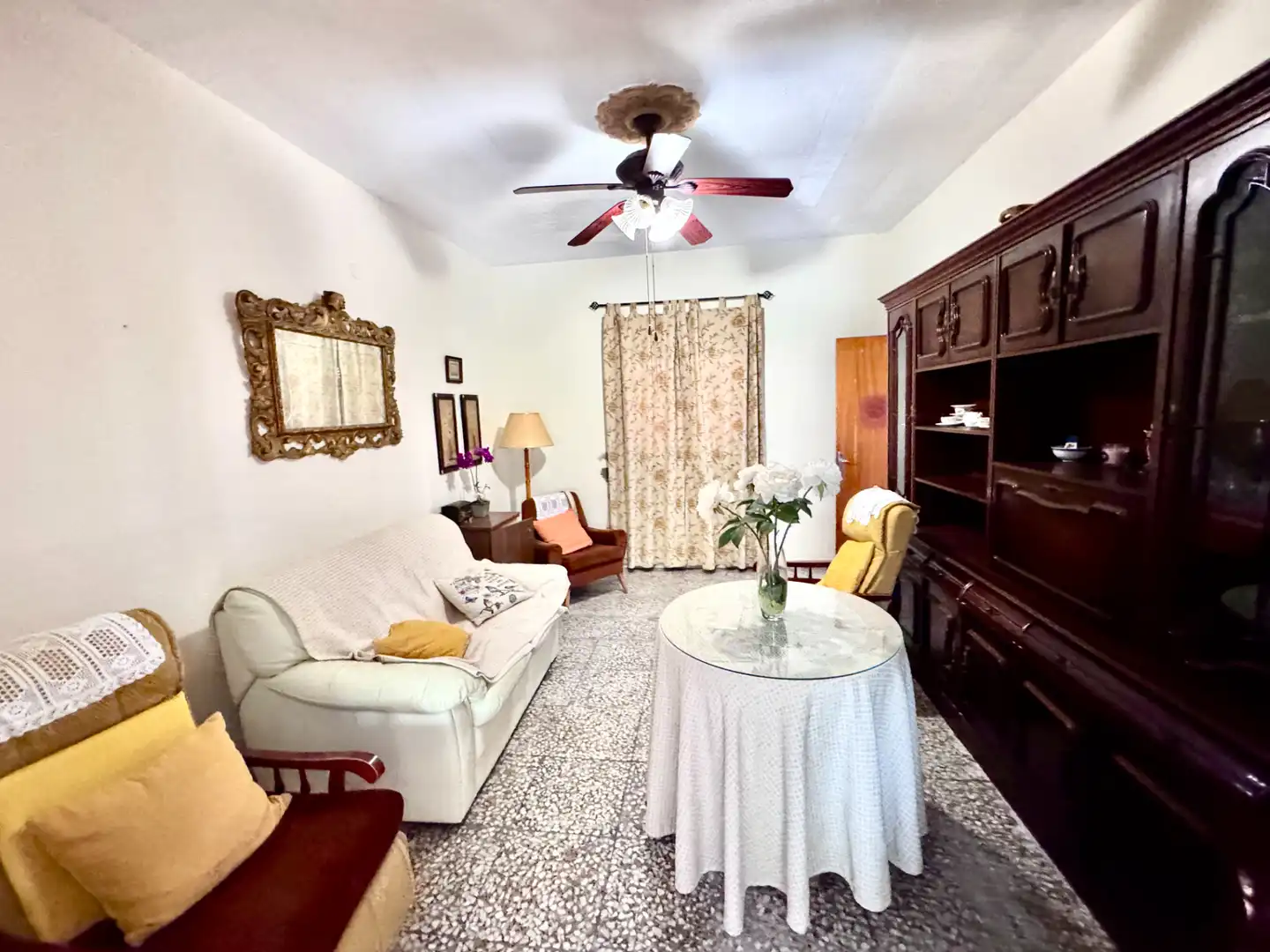 Living room of Houses for sale in Adra  with Terrace, Storage room and Furnished