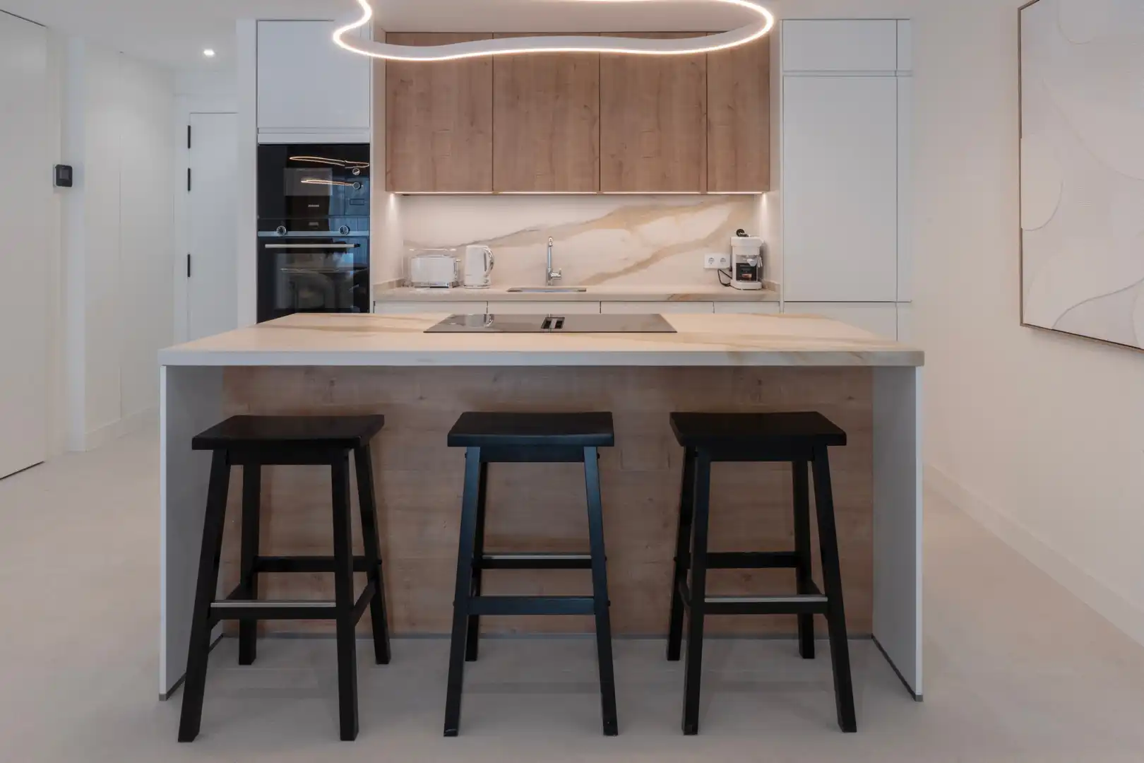 Cocina de Apartamento en venta en Marbella con Terraza, Amueblado y Balcón