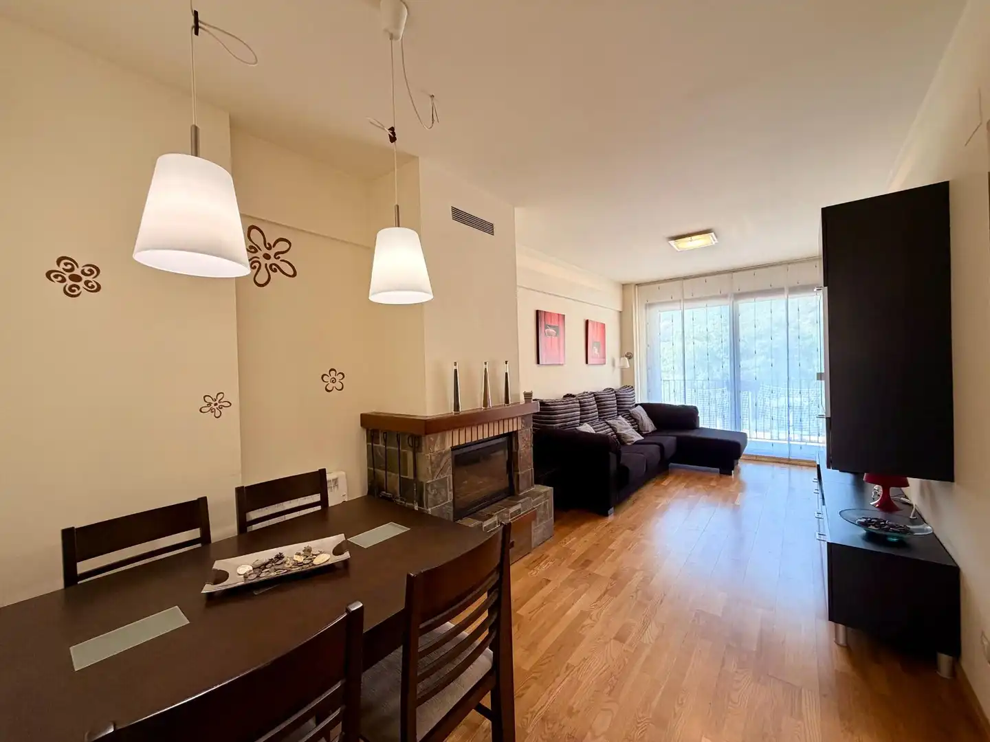 Living room of Flat for sale in Sort  with Heating, Storage room and Furnished