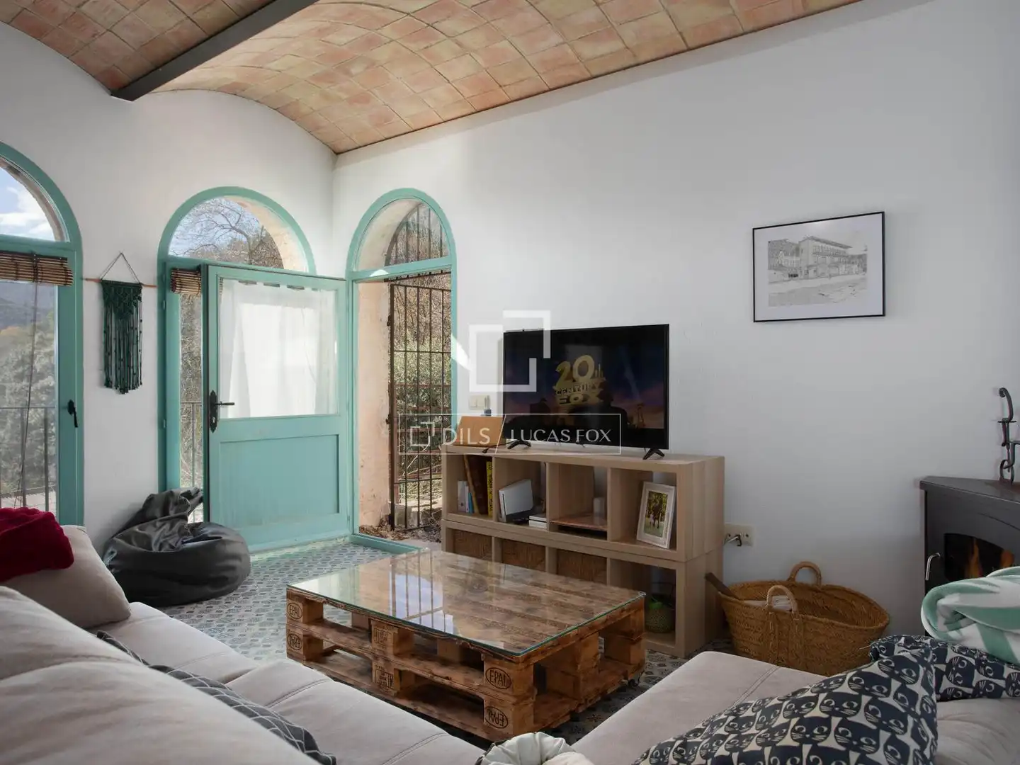 Living room of Country homes for sale in Banyoles  with Heating, Private garden and Terrace