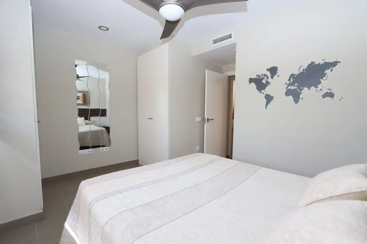 Bedroom of Apartments for sale in San Javier  with Air Conditioner and Community pool