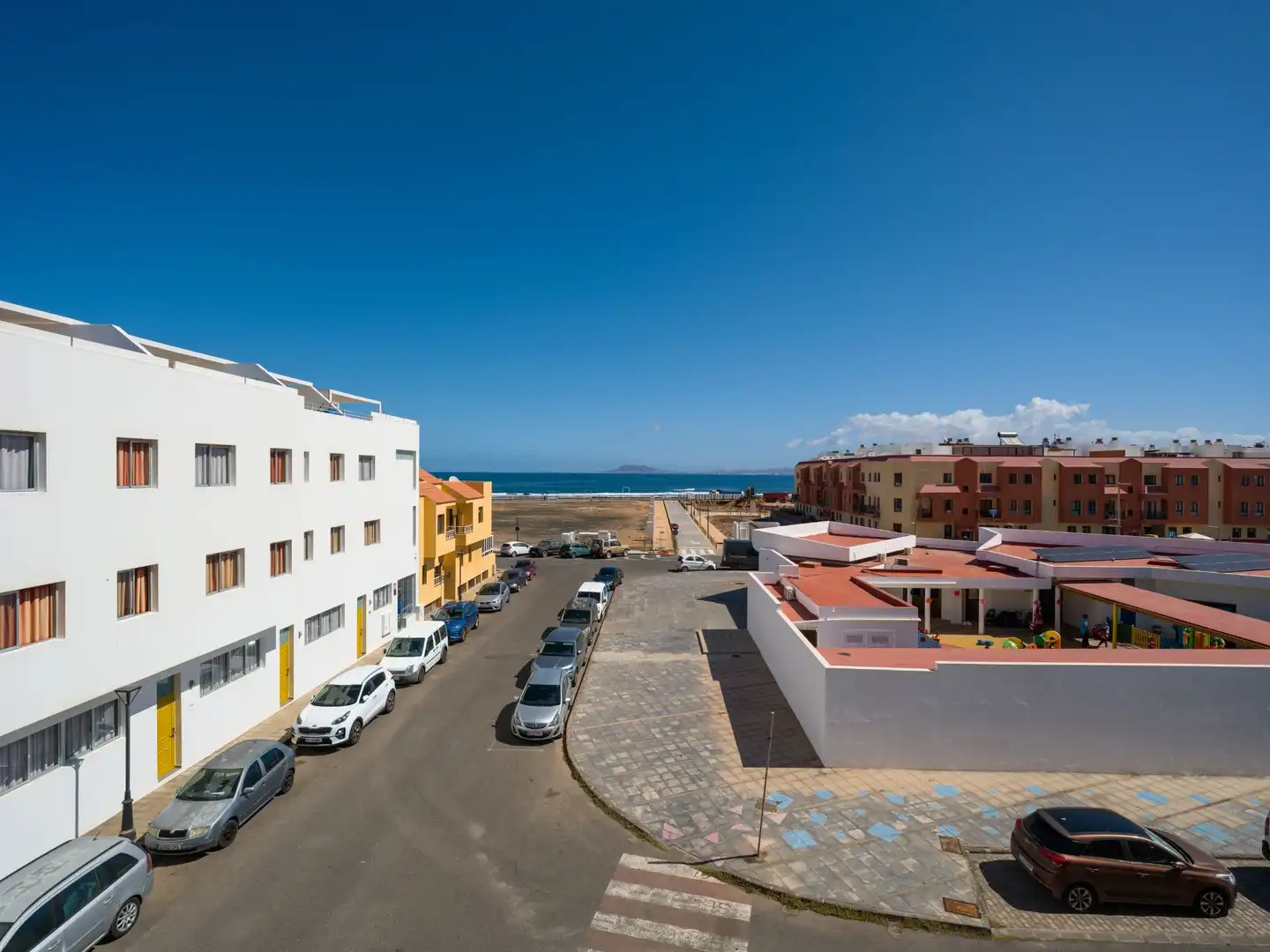 Vista exterior de Piso en venta en La Oliva