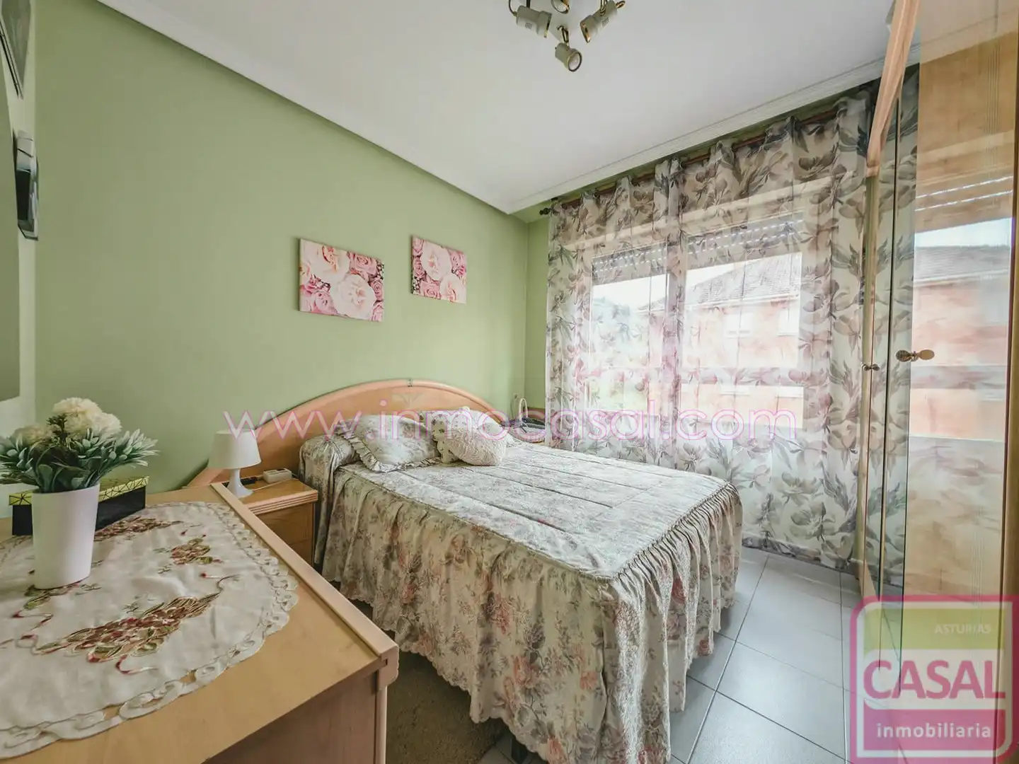 Bedroom of Flat for sale in Langreo  with Heating, Storage room and Furnished