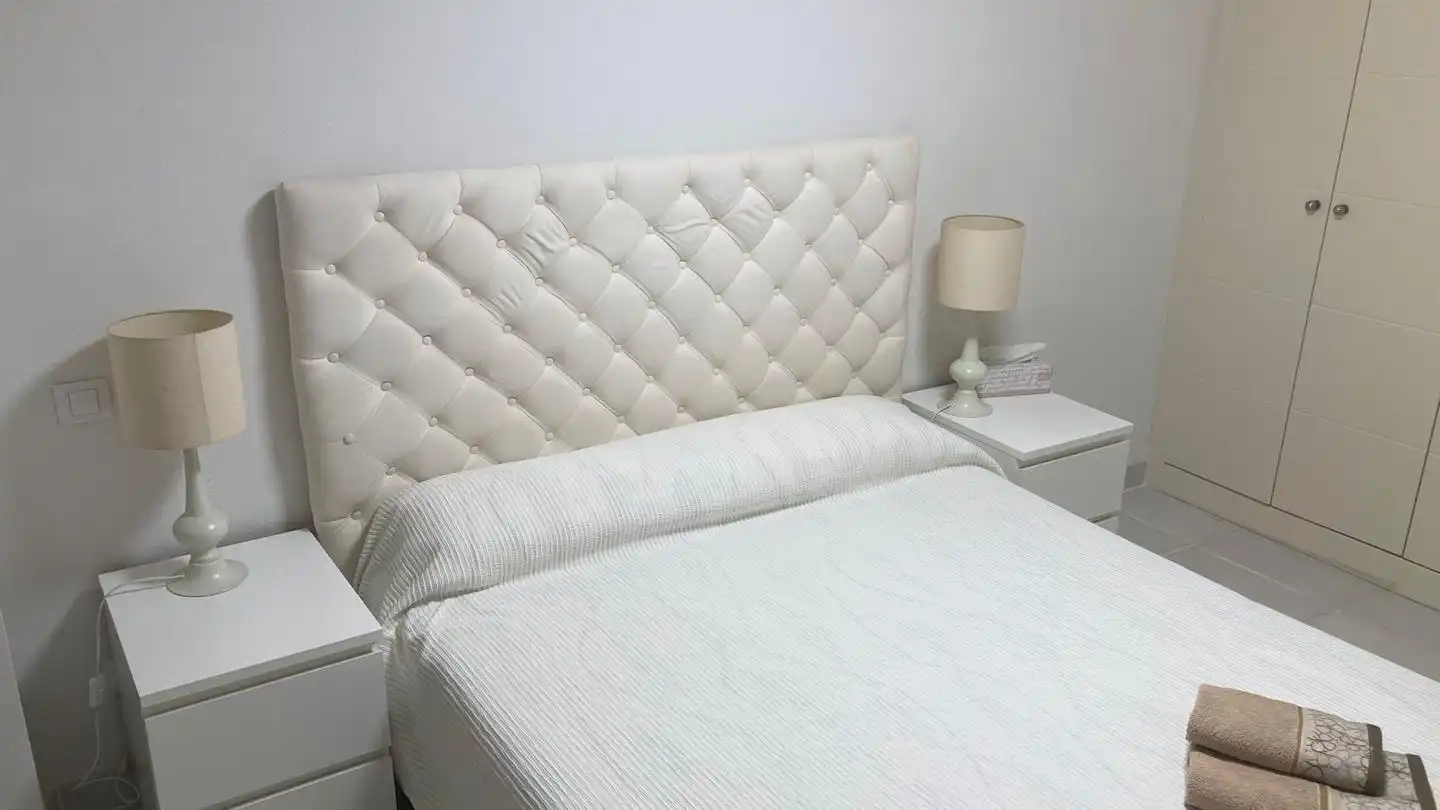 Bedroom of Flat for rent in Vera  with Air Conditioner, Terrace and Furnished