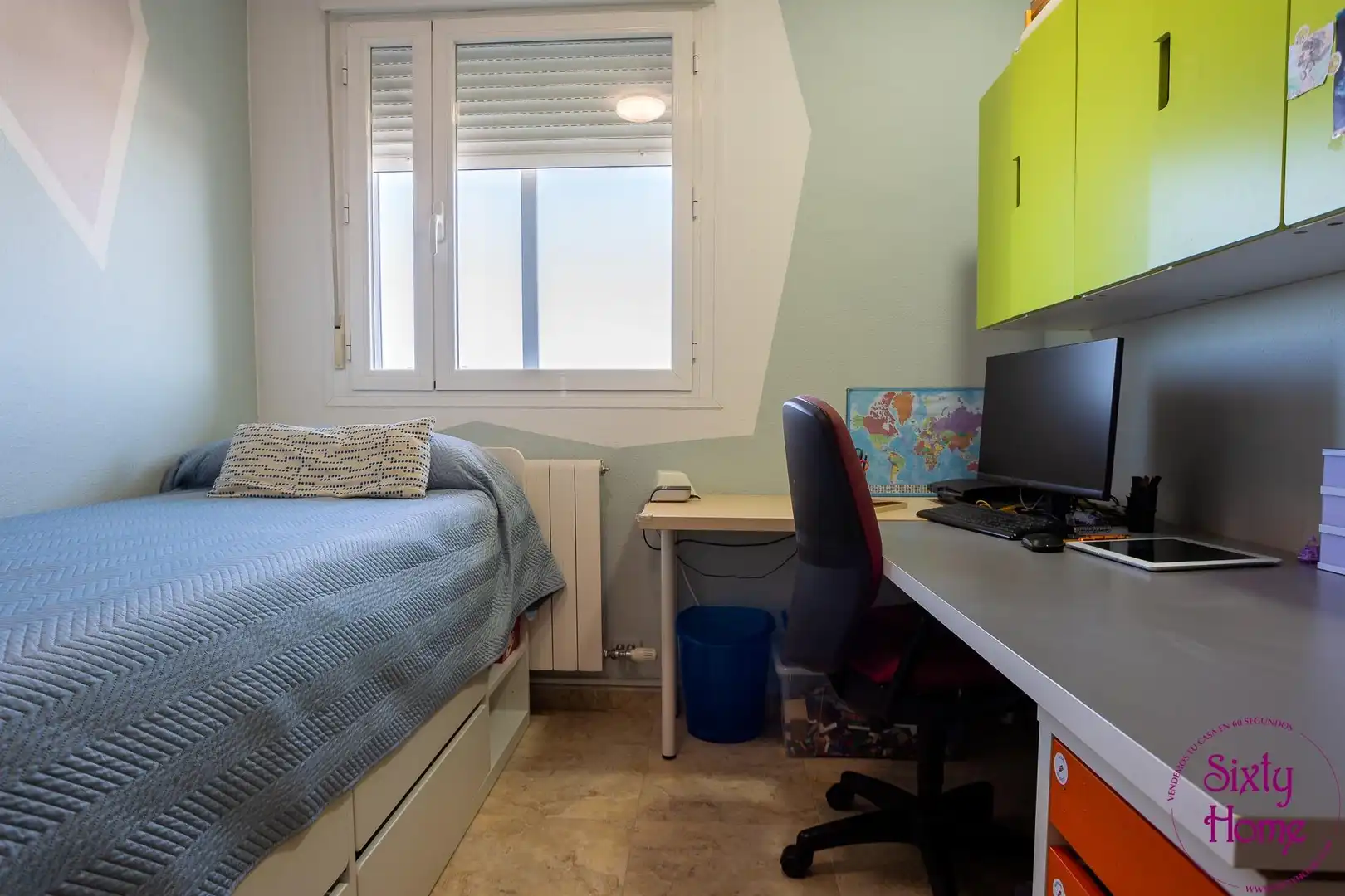 Bedroom of Flat for sale in Zaragoza  with Heating