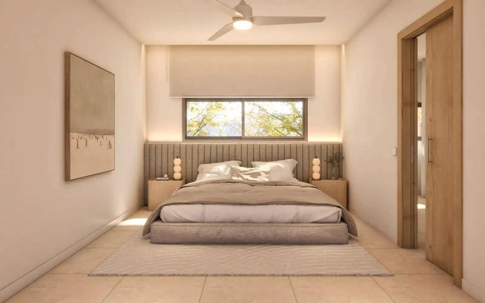 Schlafzimmer von Einfamilien-Reihenhaus zum Verkauf in Vegas del Genil mit Heizung, Terrasse und Balkon