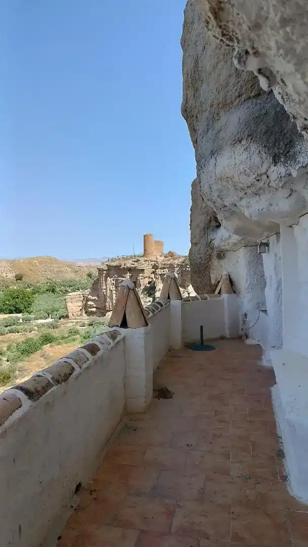 Vista exterior de Casa o xalet en venda en Freila amb Jardí privat, Piscina i Moblat