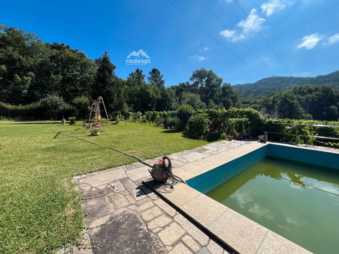 Jardín de Casa o chalet en venta en Beade  con Trastero, Piscina y Amueblado