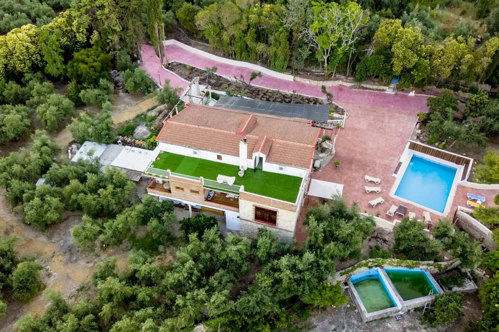 Vista exterior de Finca rústica en venta en  Jaén Capital con Aire acondicionado, Jardín privado y Terraza
