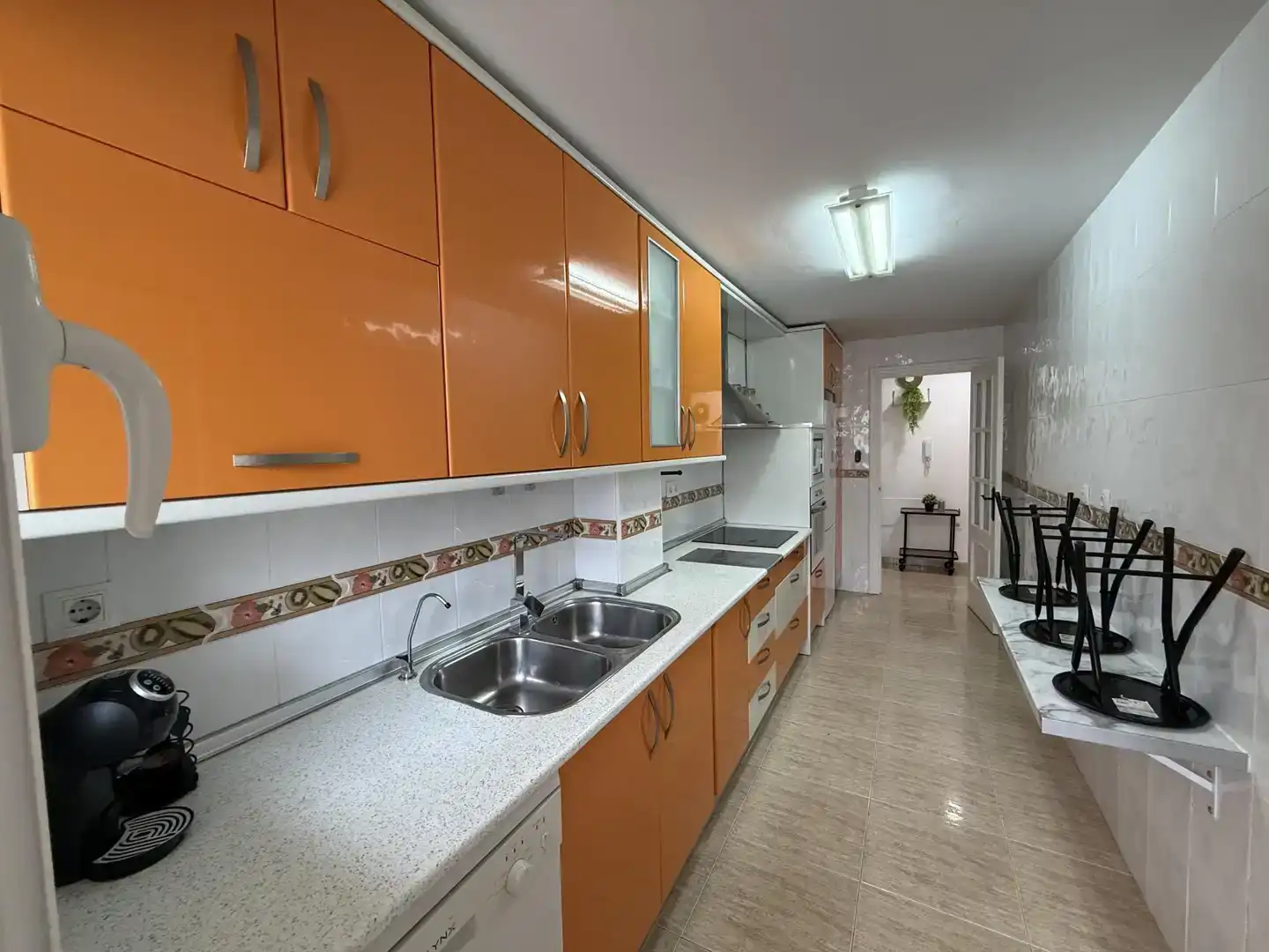 Cocina de Piso en venta en Roquetas de Mar con Aire acondicionado, Amueblado y Balcón