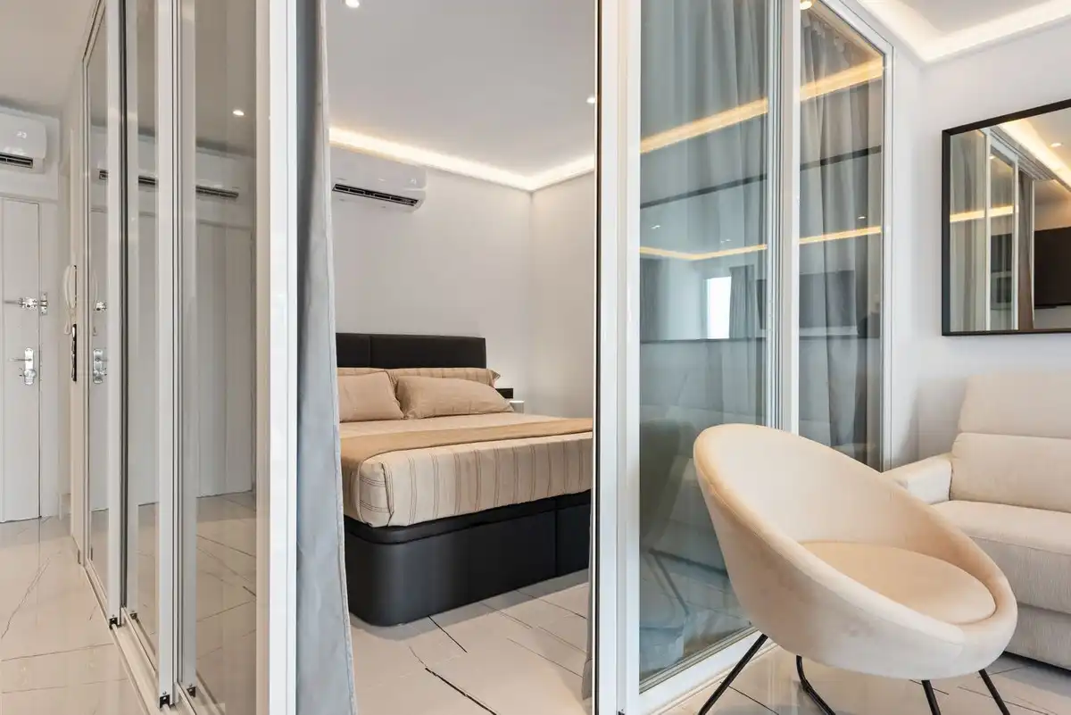 Bedroom of Study for rent in Marbella  with Air Conditioner, Terrace and Furnished