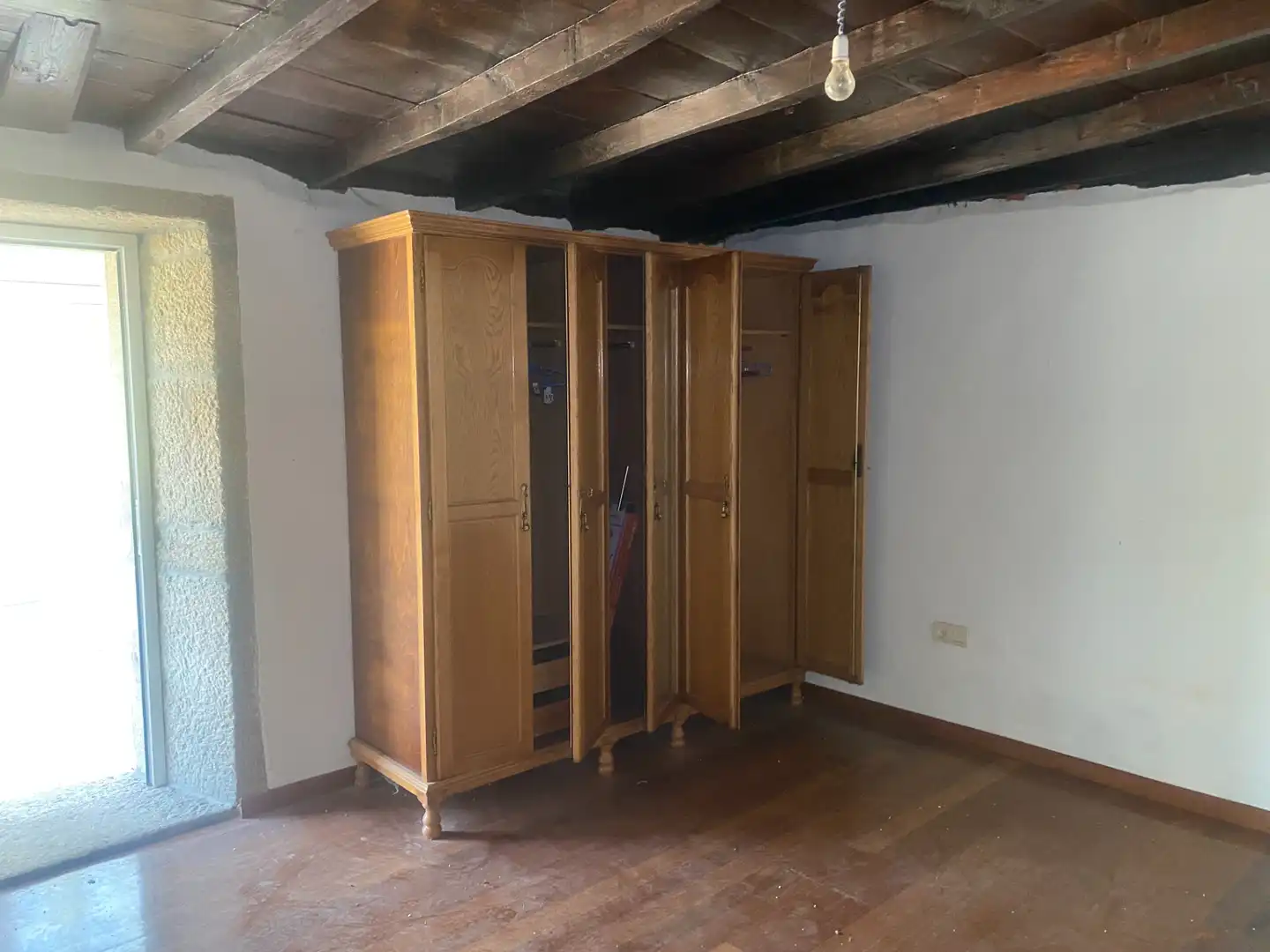 Bedroom of Houses for sale in Lalín  with Private garden, Parquet flooring and Terrace