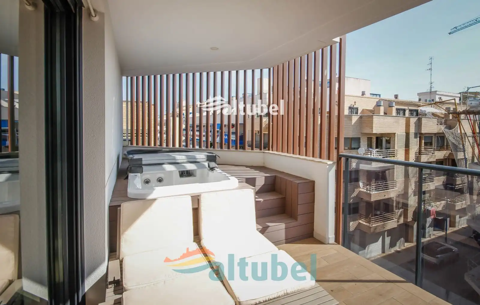 Terrasse von Wohnungen zum Verkauf in Peñíscola / Peníscola mit Klimaanlage, Terrasse und Möbliert