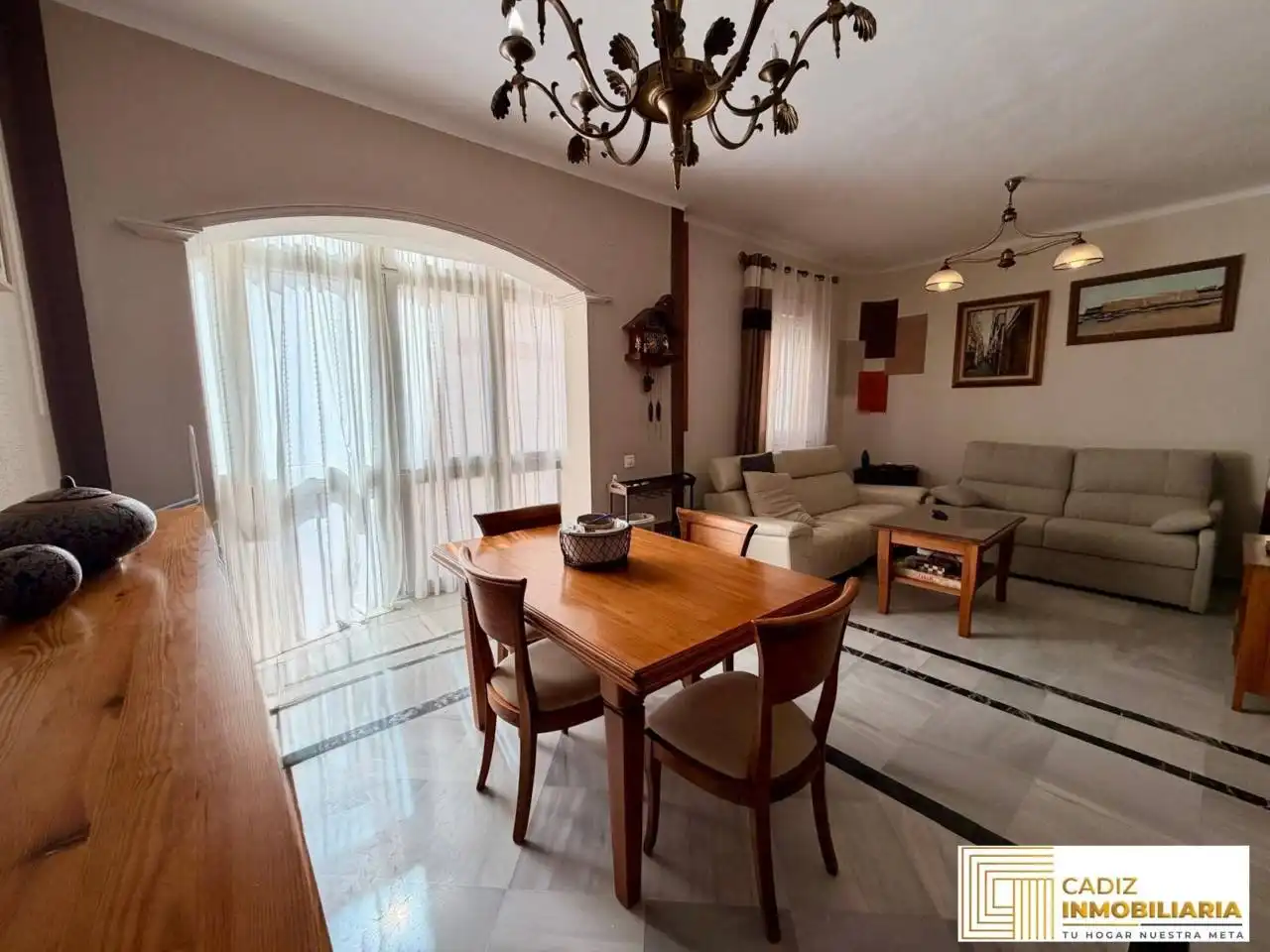 Wohnzimmer von Wohnung zum Verkauf in Cádiz mit Klimaanlage