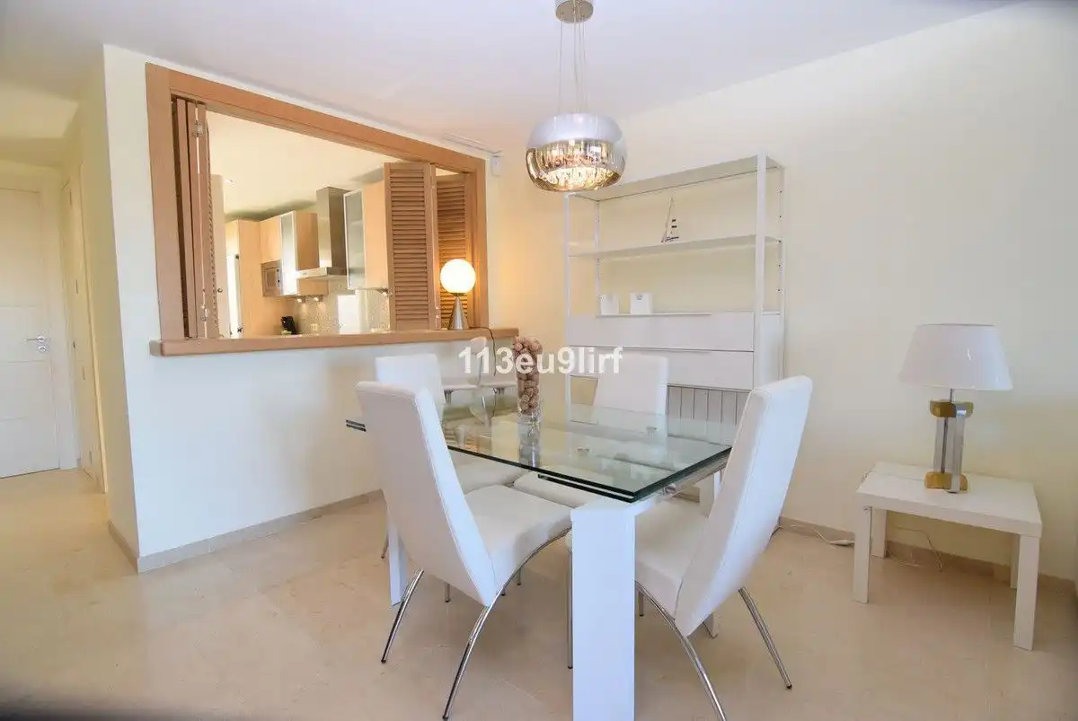 Comedor de Casa adosada de alquiler en Mijas con Aire acondicionado, Calefacción y Jardín privado