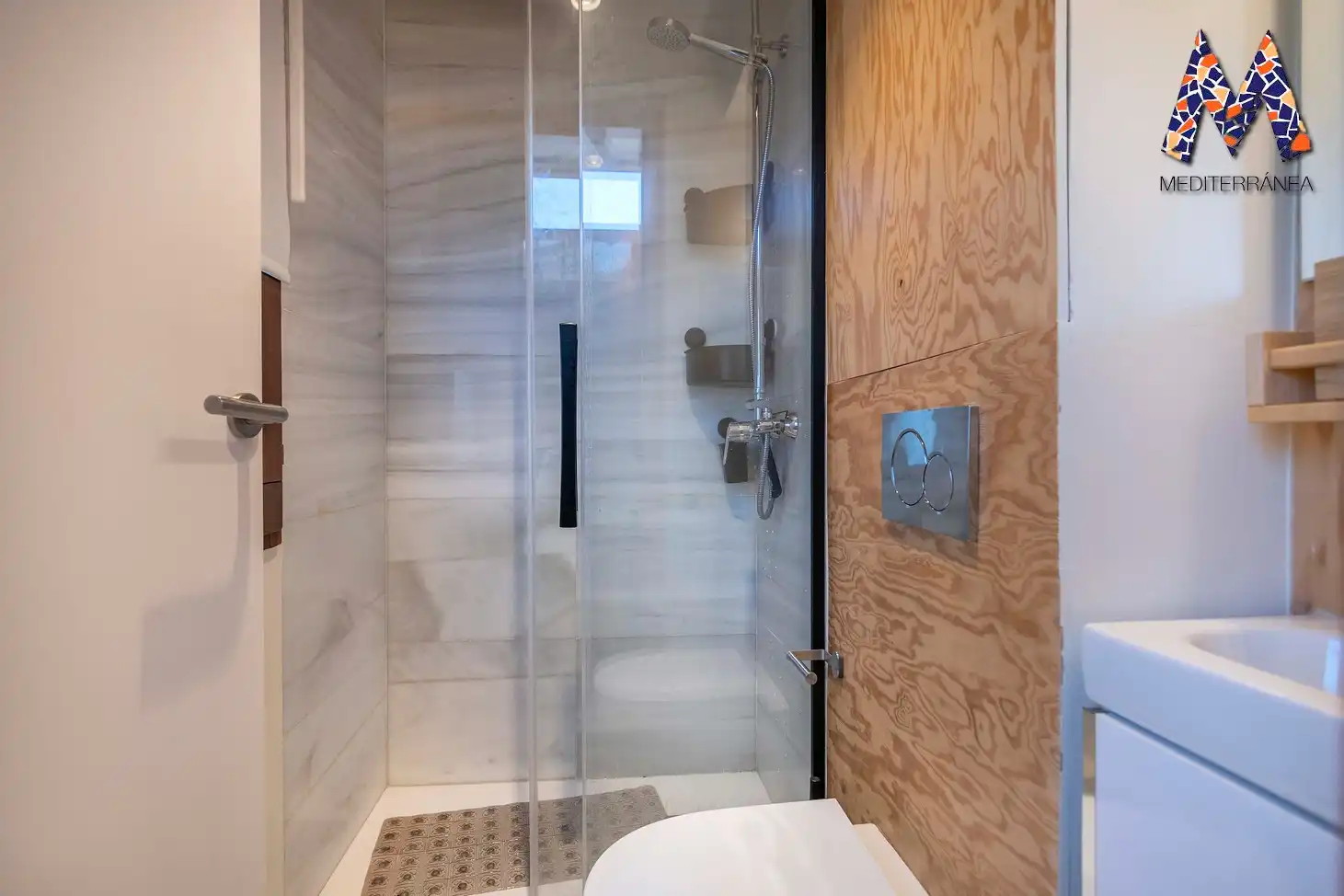Baño de Apartamento en venta en Castelldefels con Aire acondicionado, Calefacción y Terraza