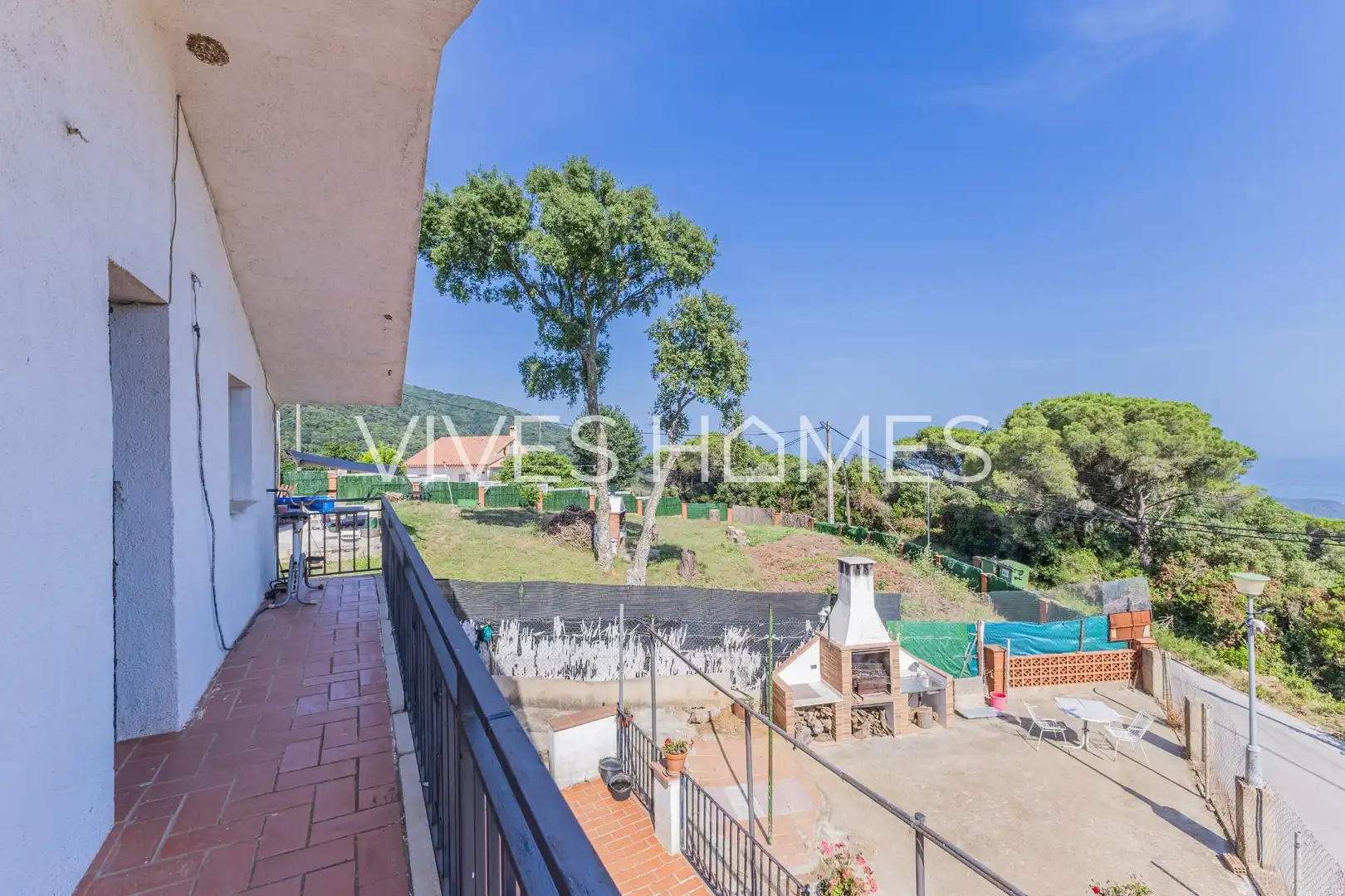 Terrassa de Casa o xalet en venda en Sant Iscle de Vallalta amb Calefacció, Jardí privat i Terrassa