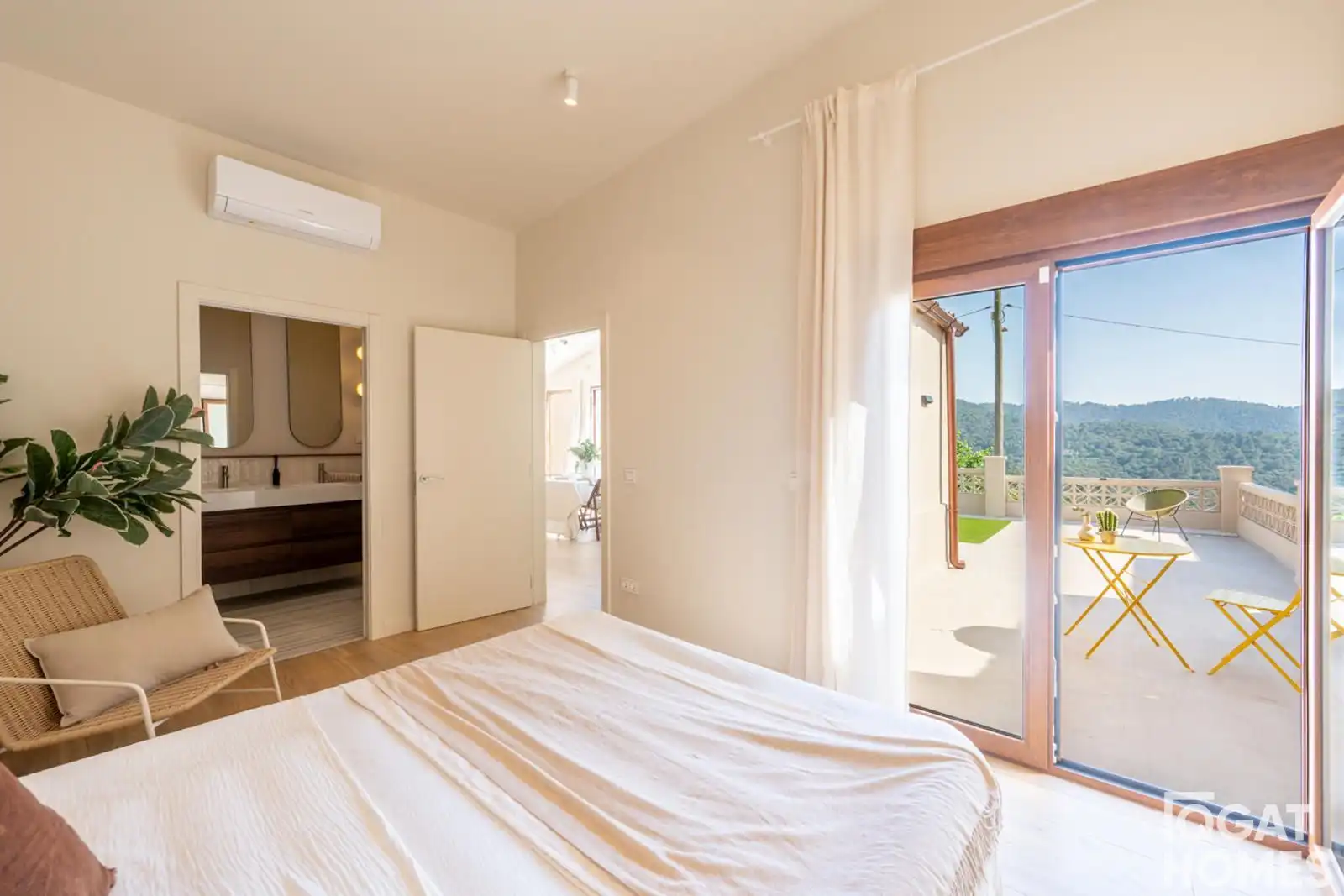Dormitori de Casa o xalet en venda en Sant Cugat del Vallès amb Aire condicionat, Calefacció i Terrassa