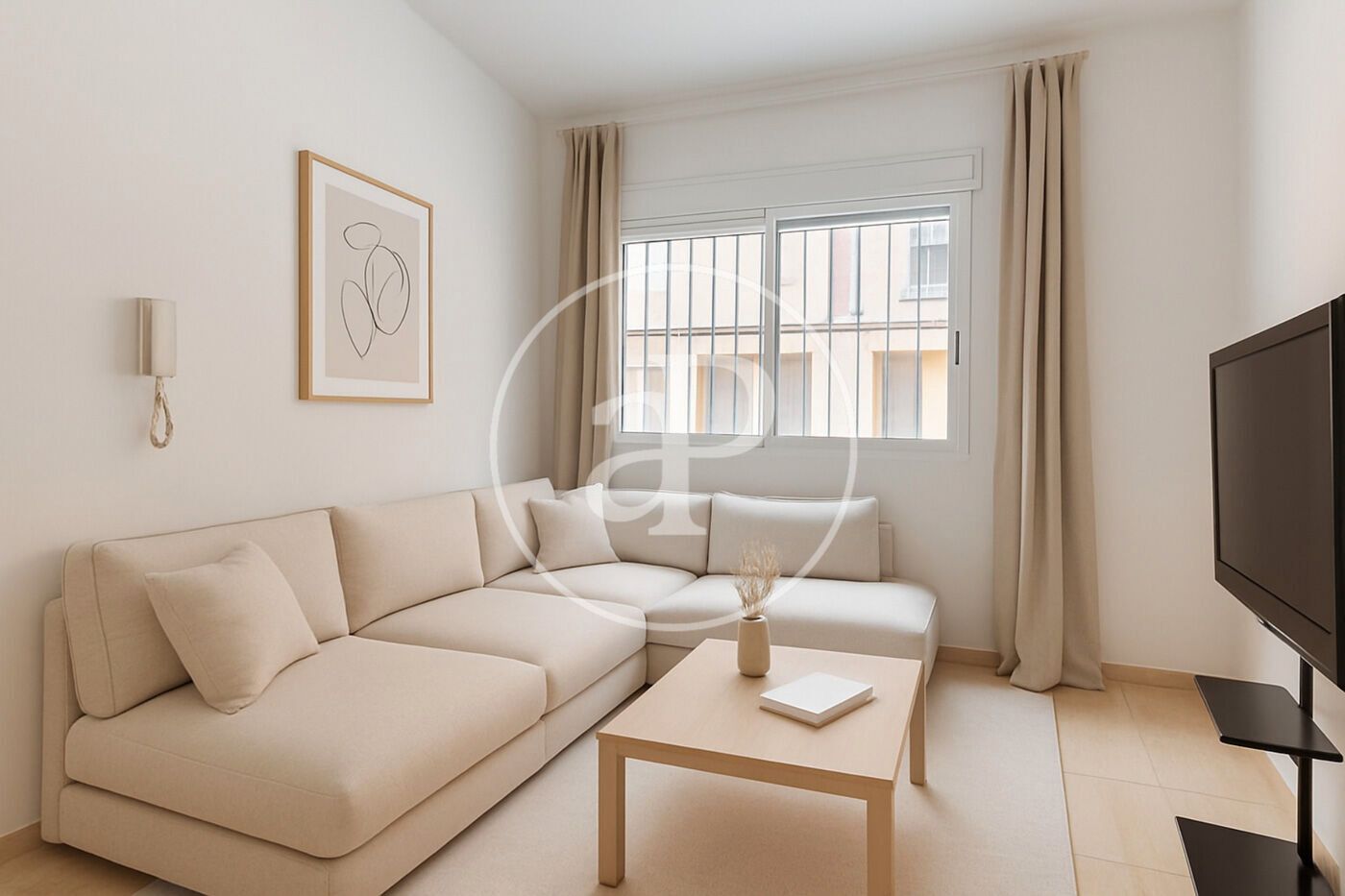 Wohnzimmer von Wohnung zum Verkauf in  Valencia Capital mit Klimaanlage, Heizung und Terrasse