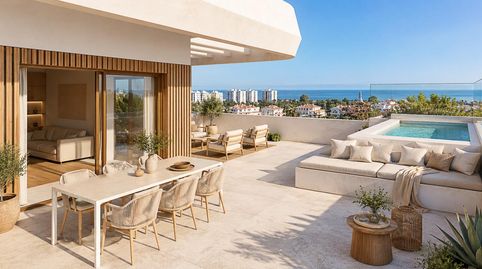 Impresionante ático, 3º A  Piscina privada  Vistas al mar  2 plazas de garajes