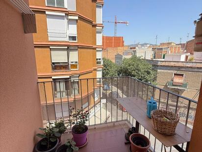 Balcony of Flat for sale in L'Hospitalet de Llobregat  with Air Conditioner, Heating and Parquet flooring