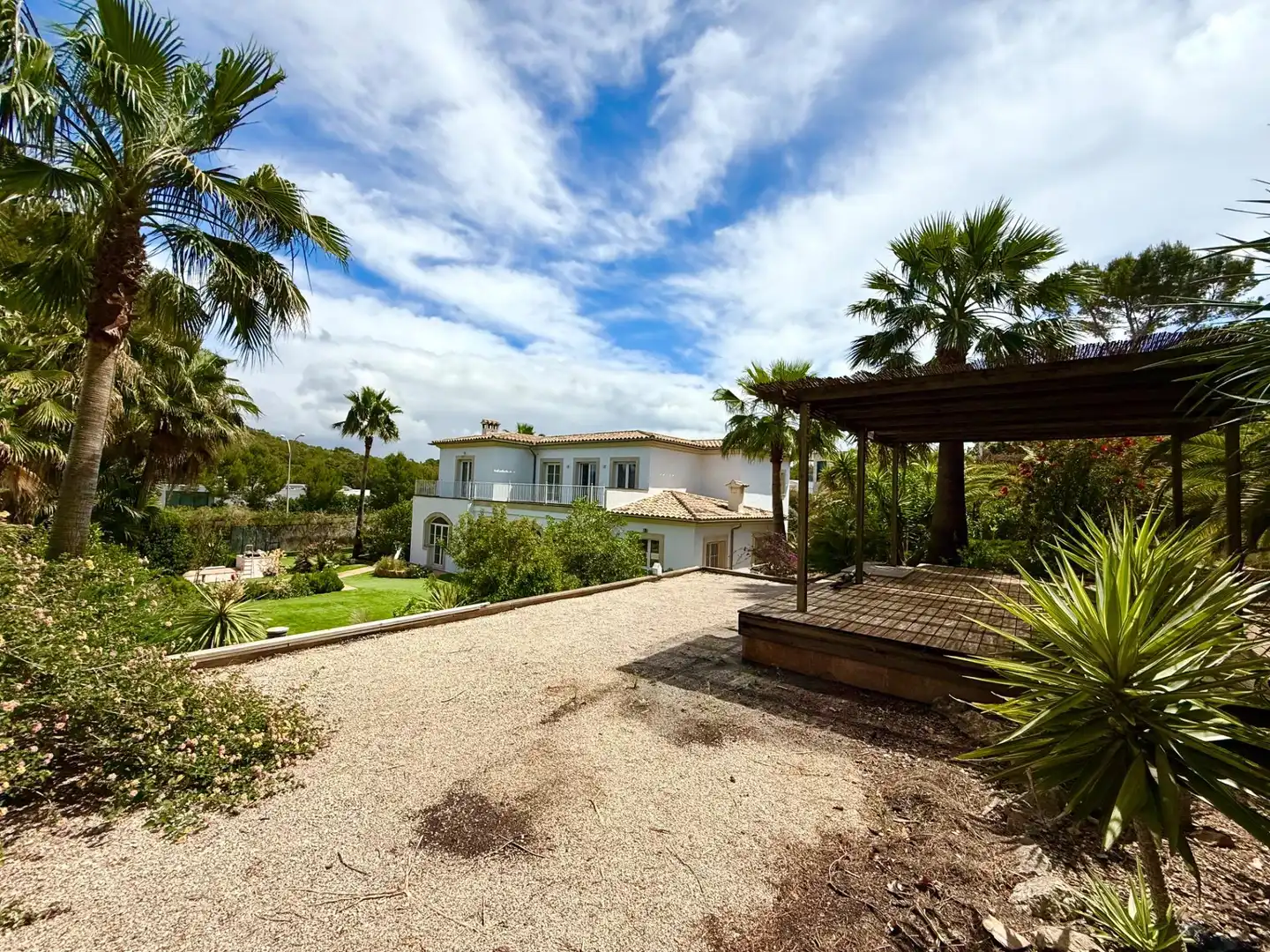 Exterior view of Houses for sale in Calvià  with Air Conditioner, Terrace and Swimming Pool