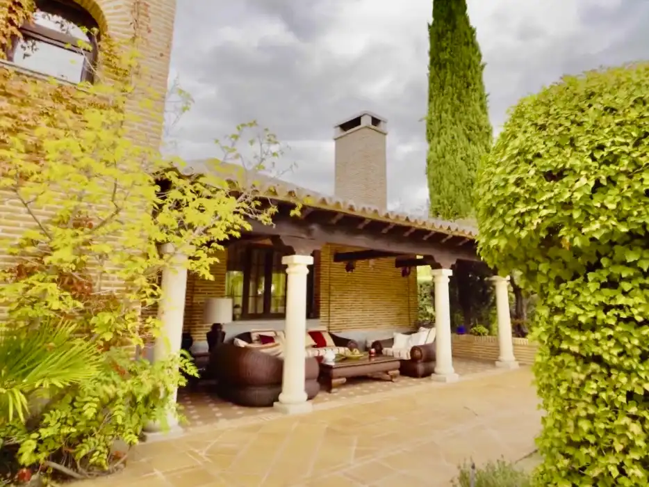 Terraza de Casa o chalet en venta en Las Rozas de Madrid con Aire acondicionado, Calefacción y Jardín privado
