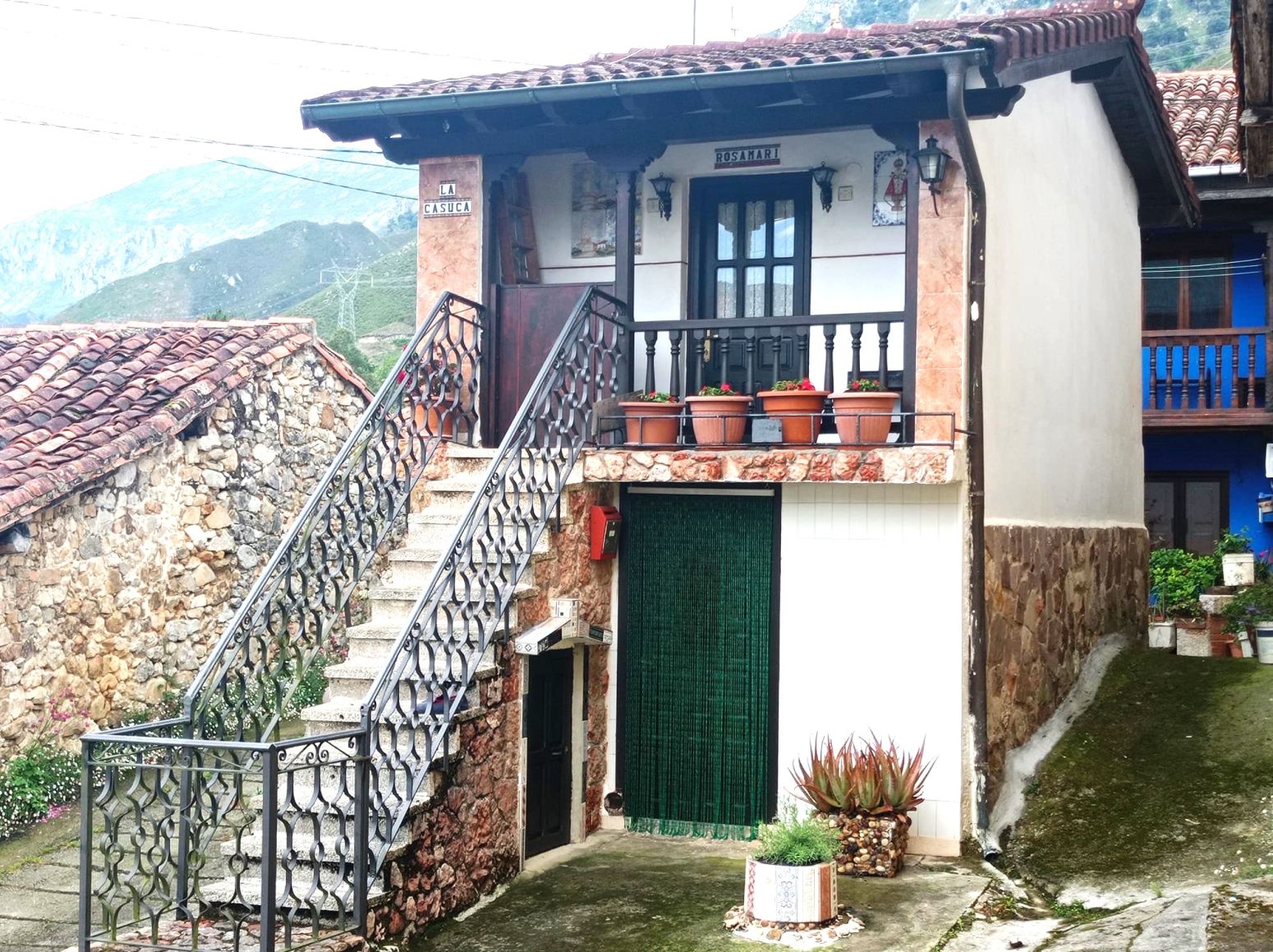 Vista exterior de Casa o xalet en venda en Peñamellera Alta amb Parquet
