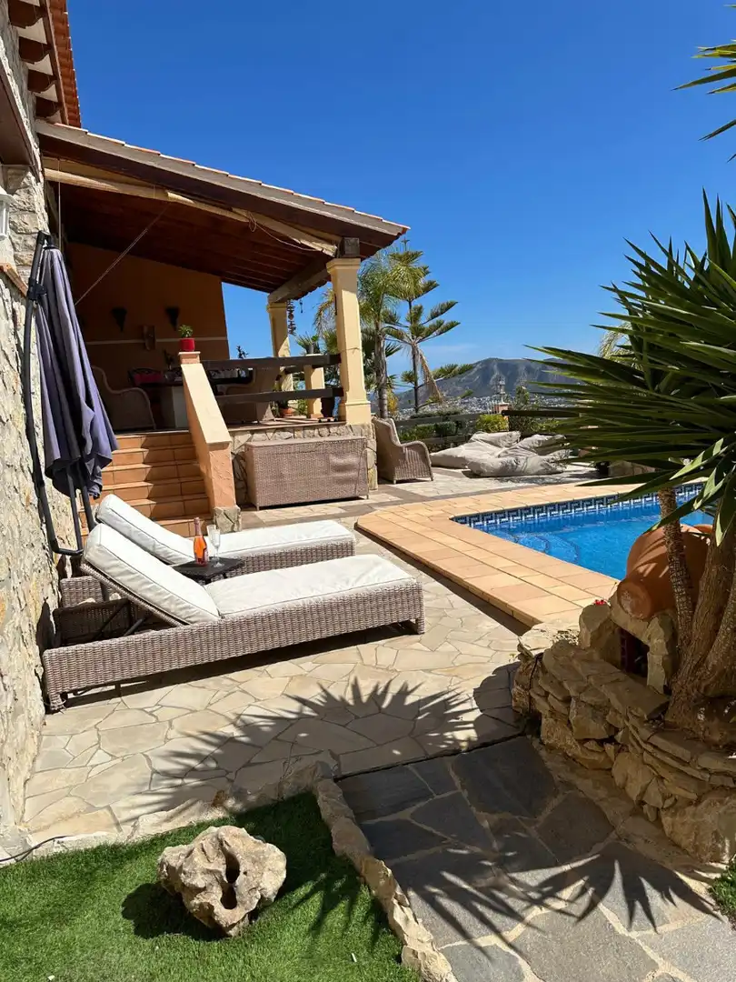 Terrace of Houses for sale in L'Alfàs del Pi  with Air Conditioner, Private garden and Terrace
