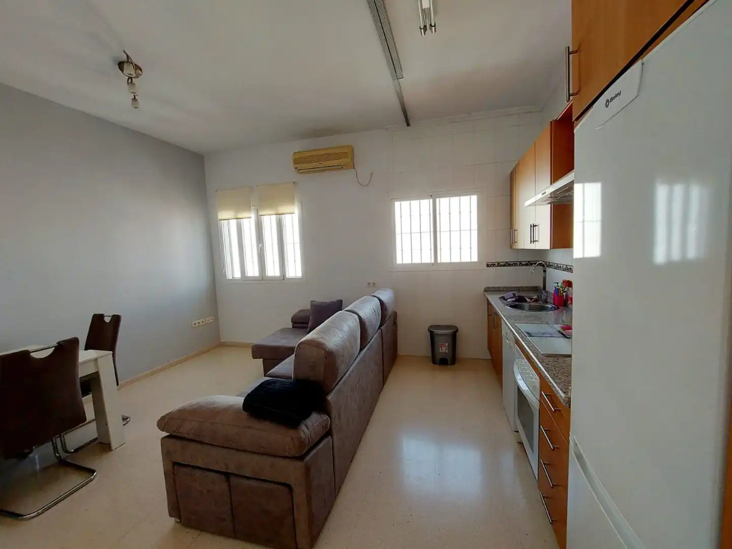 Kitchen of Flat for sale in Brenes  with Air Conditioner, Storage room and Balcony