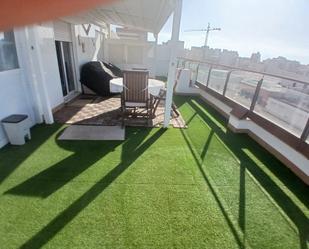 Terrace of Attic to rent in  Almería Capital  with Air Conditioner, Private garden and Parquet flooring