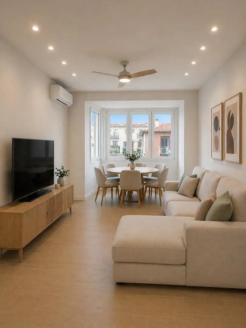 Sala de estar de Piso en venta en Madrid con Aire acondicionado, Calefacción y Balcón