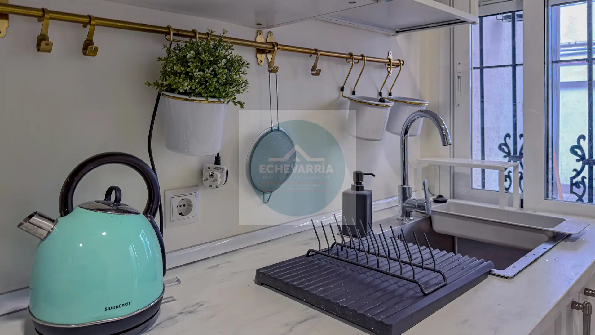 Kitchen of Study for rent in Madrid  with Air Conditioner, Heating and Furnished