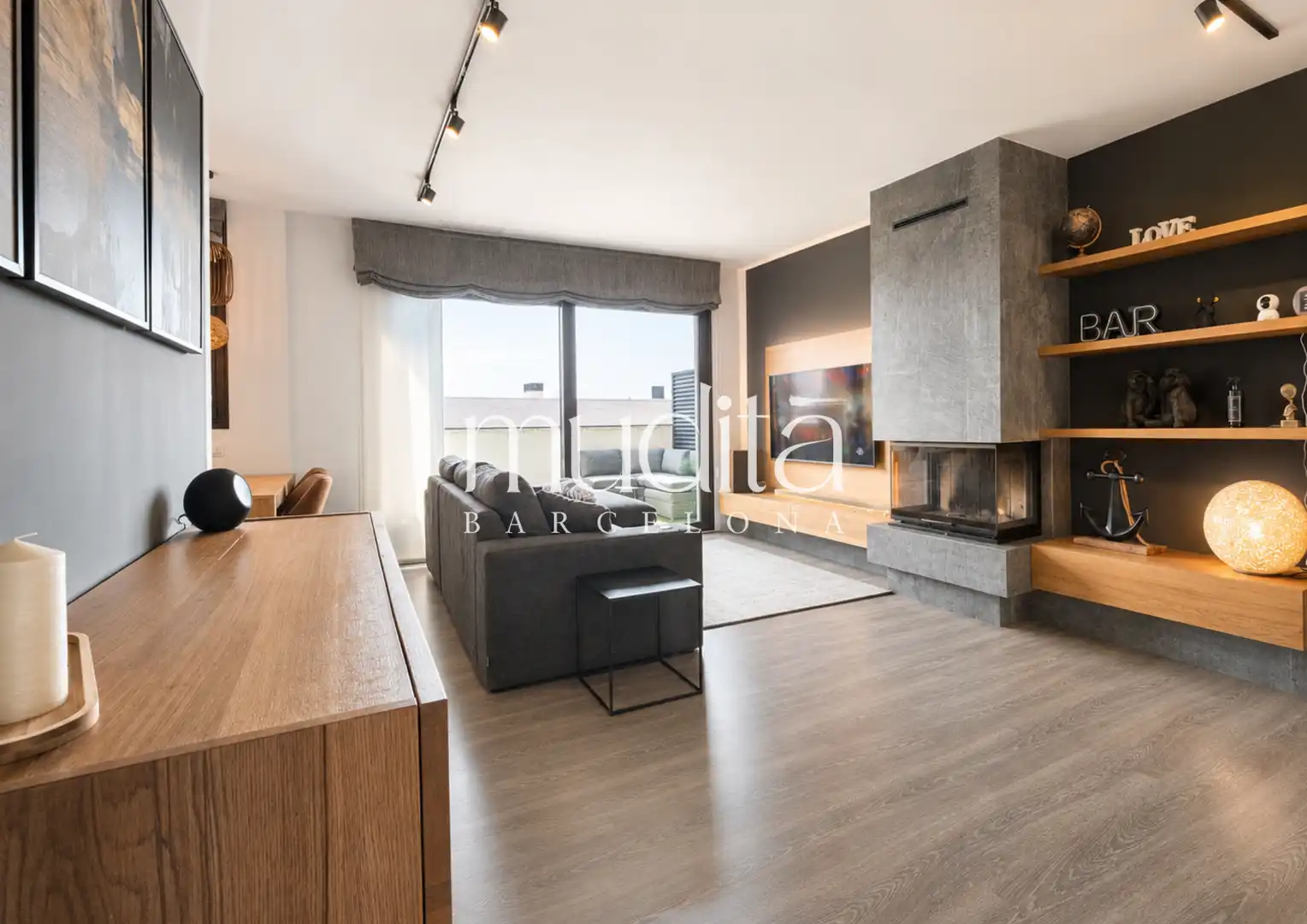 Living room of Attic for sale in L'Ametlla del Vallès  with Heating, Private garden and Terrace