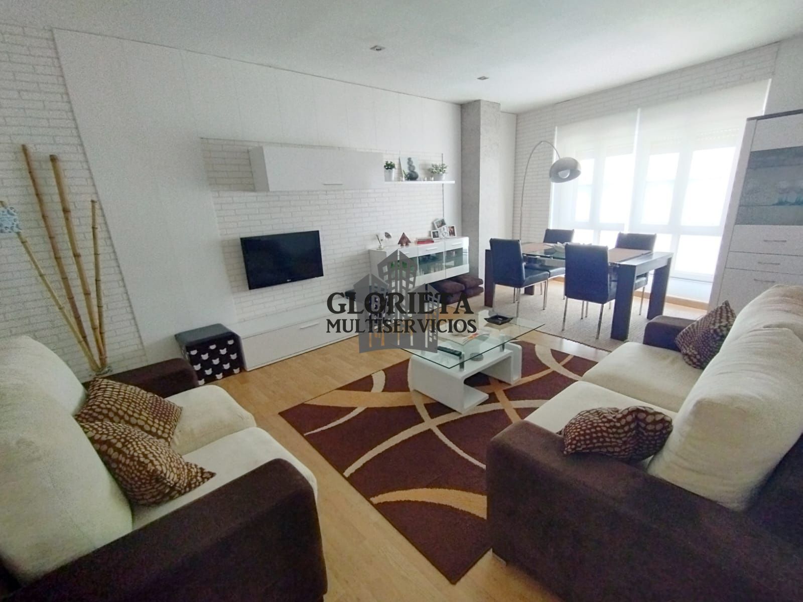 Sala de estar de Piso en venta en Poio con Amueblado