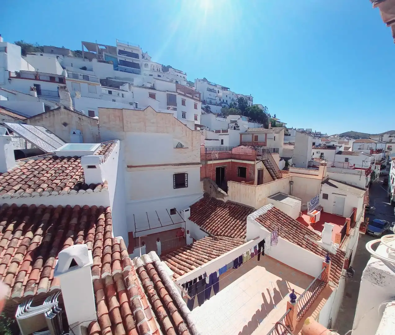 Vista exterior de Piso en venta en Canillas de Aceituno con Aire acondicionado, Jardín privado y Terraza