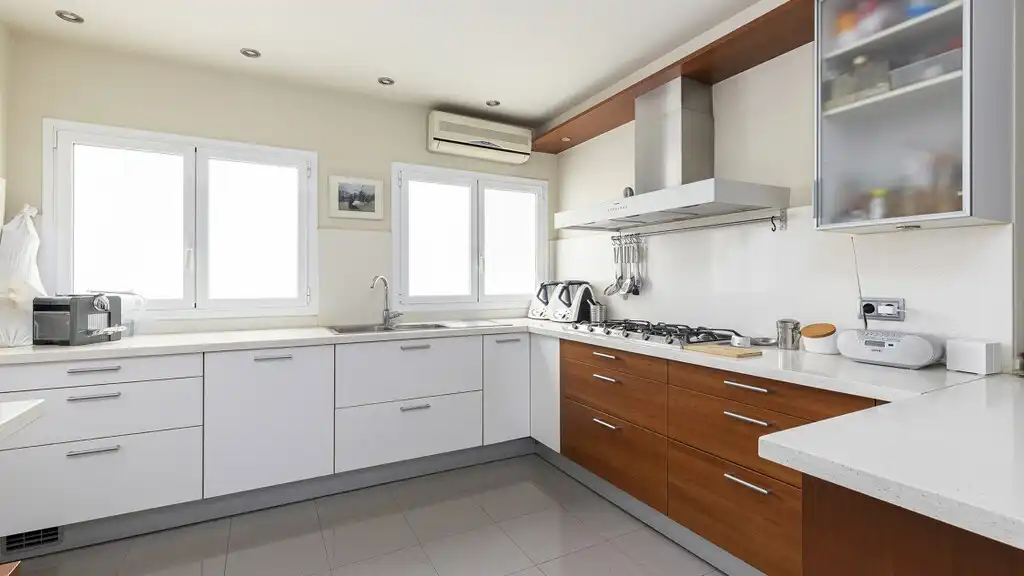 Cocina de Apartamento en venta en Barcelona con Aire acondicionado, Parquet y Terraza