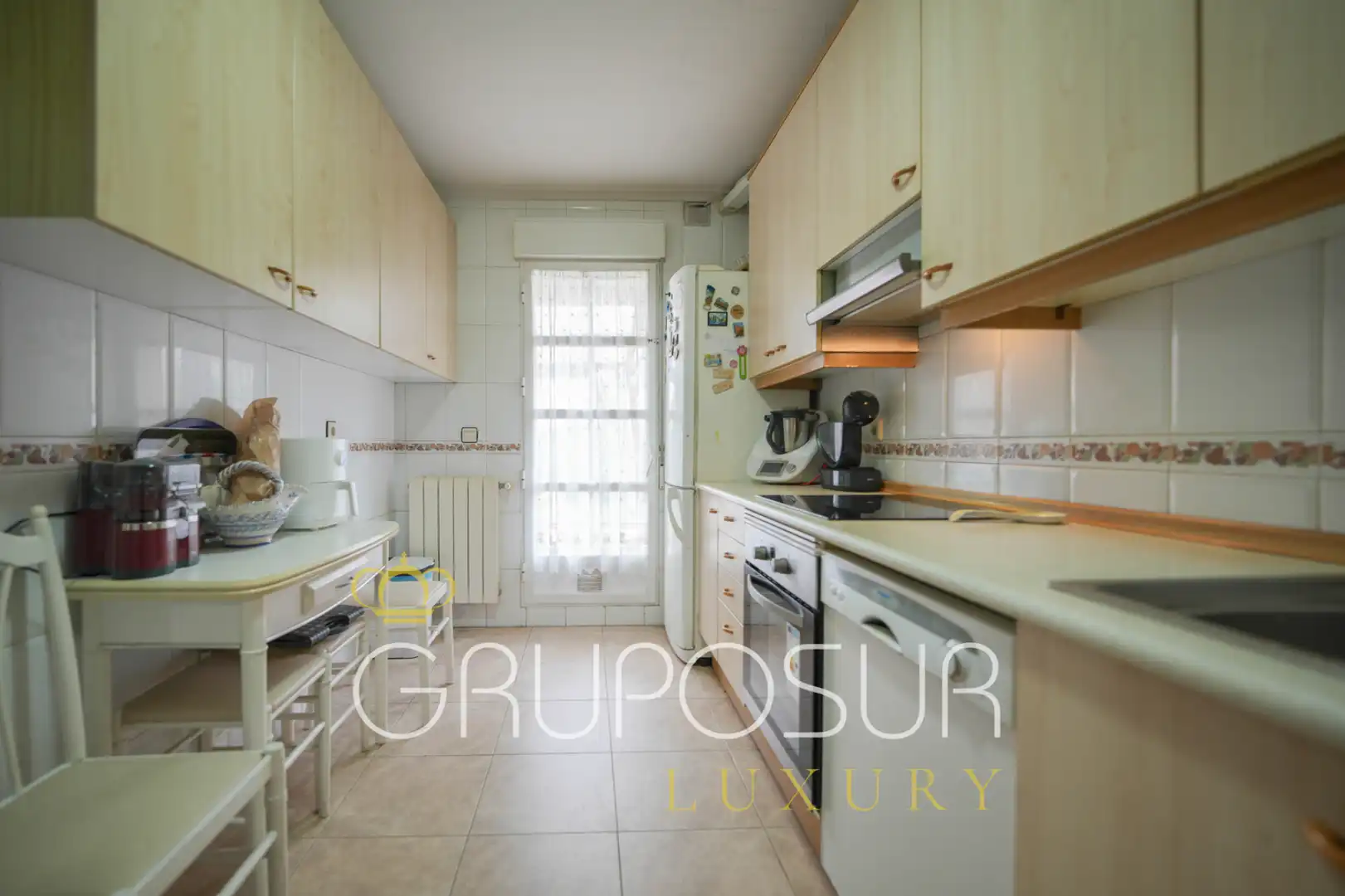 Cocina de Casa adosada en venta en Arroyo de la Encomienda con Calefacción, Jardín privado y Parquet