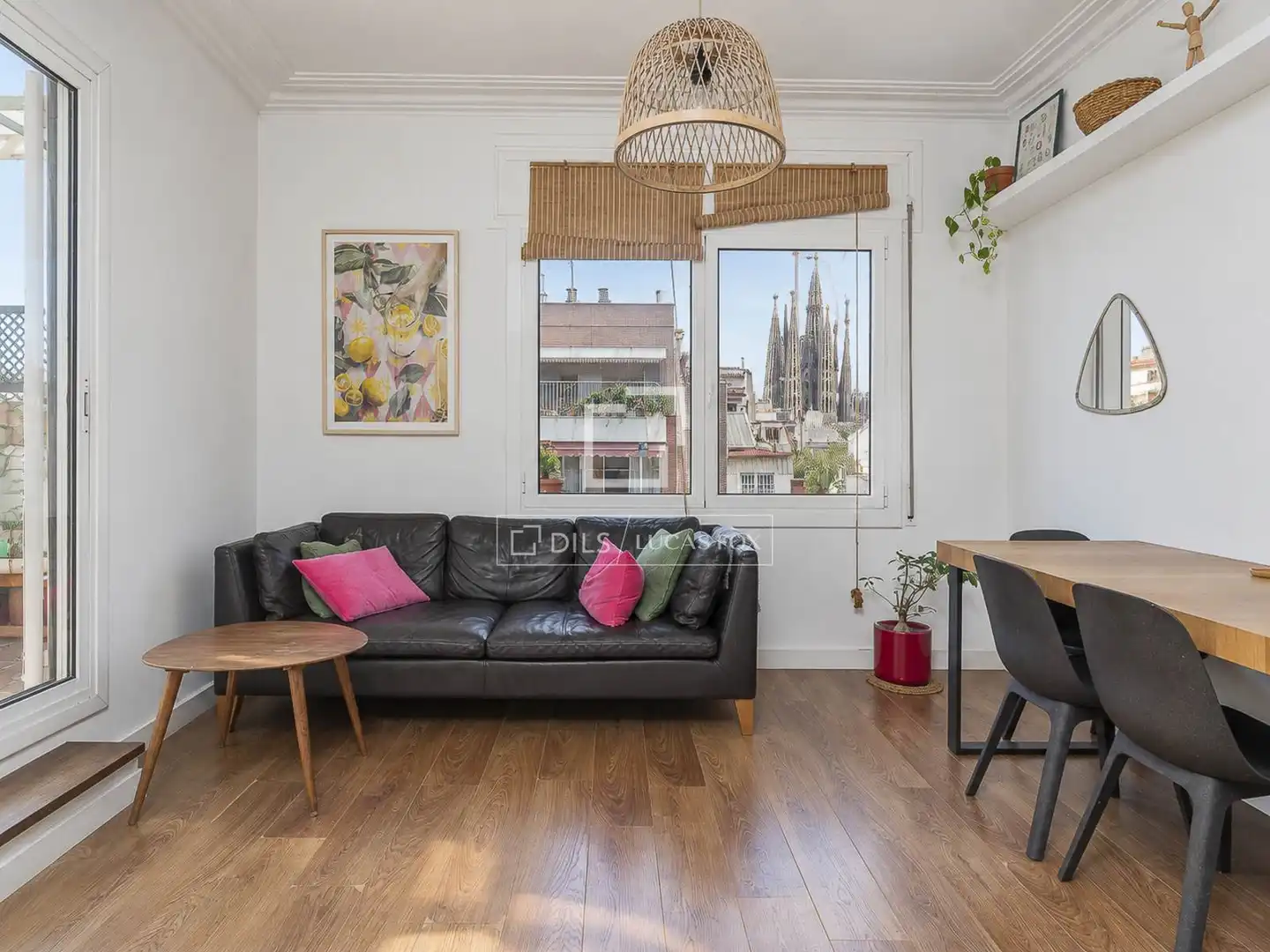 Living room of Attic for sale in Barcelona  with Air Conditioner, Heating and Terrace