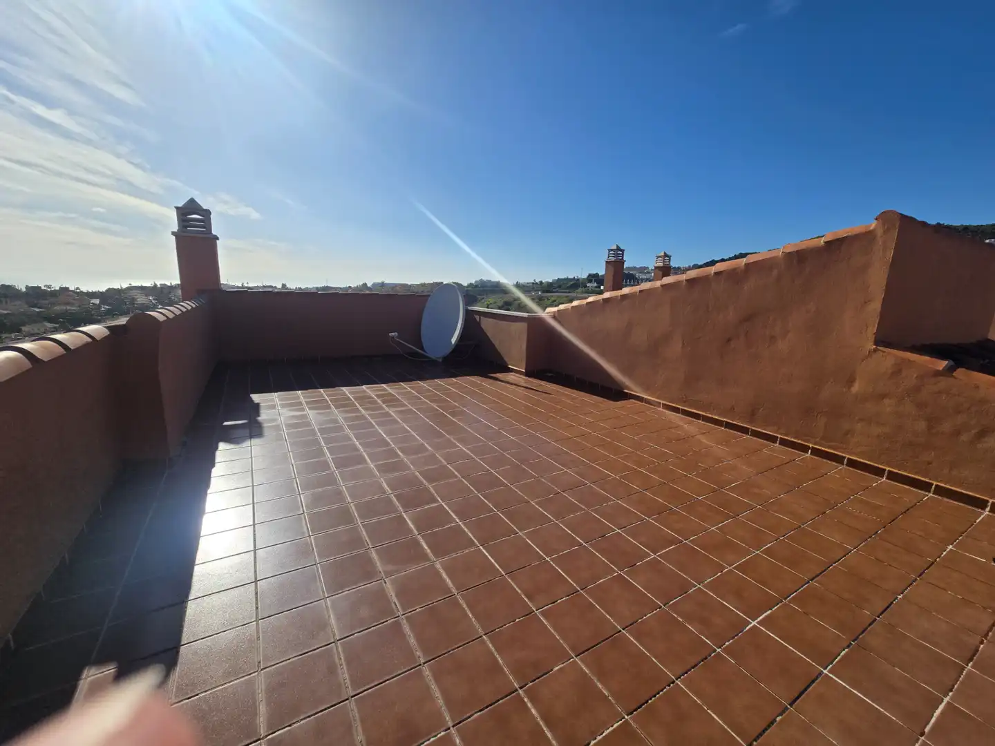 Terrasse von Dachboden zum Verkauf in Mijas mit Klimaanlage, Heizung und Terrasse