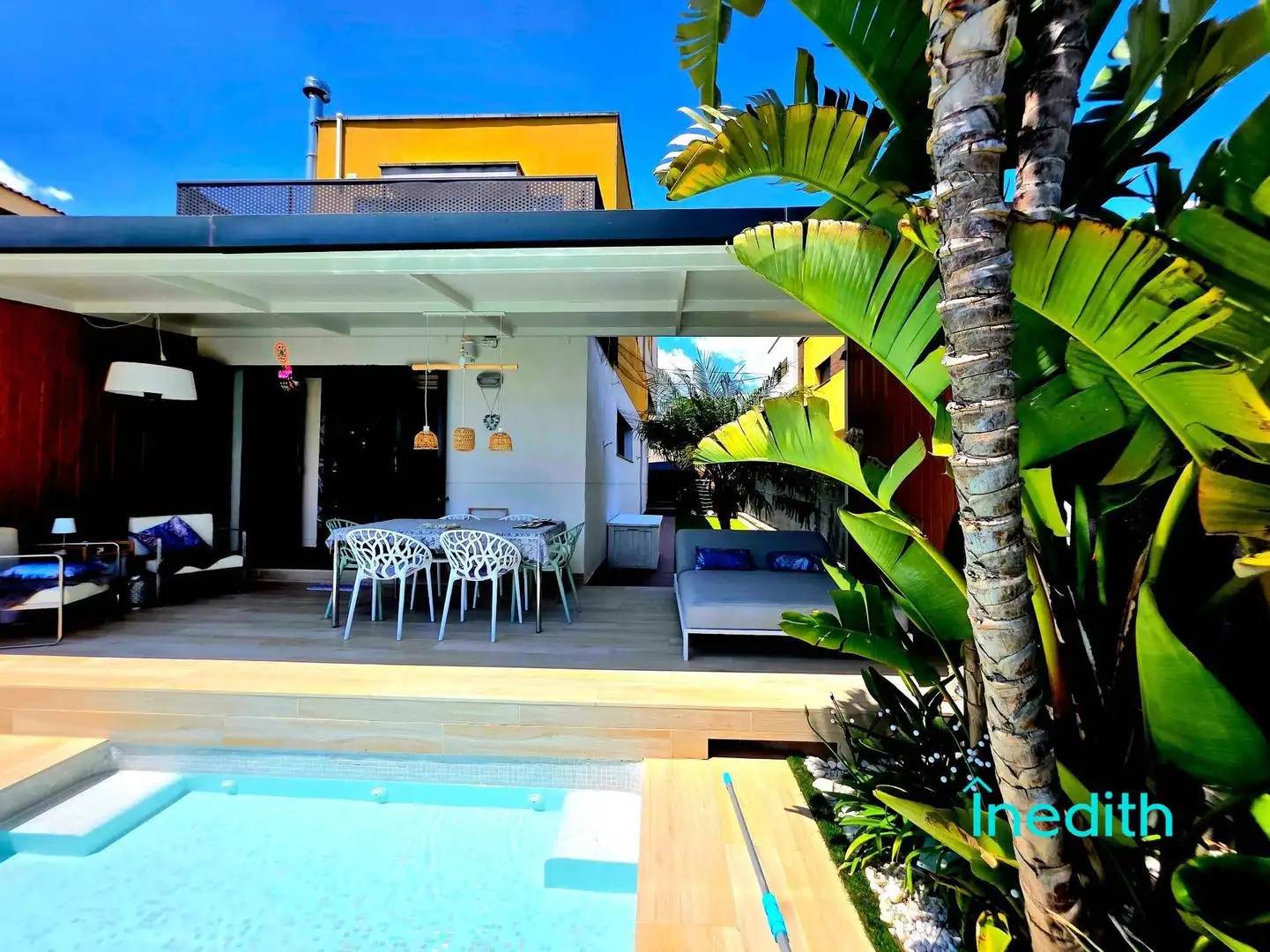 Terraza de Casa o chalet en venta en Cubelles con Aire acondicionado, Calefacción y Jardín privado