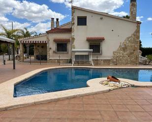 Piscina de Casa o xalet en venda en Elche / Elx amb Calefacció, Jardí privat i Terrassa