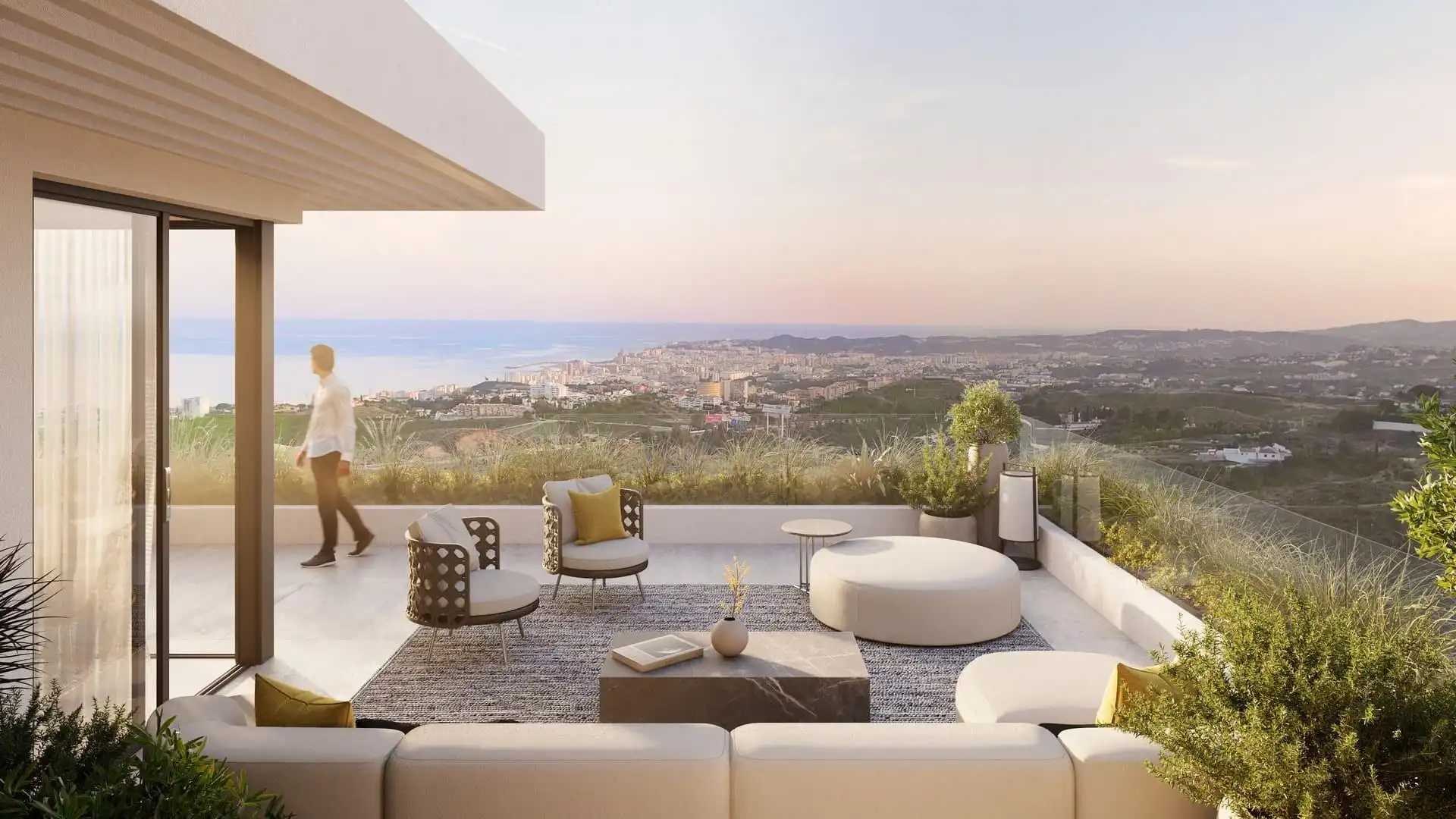 Terraza de Apartamento en venta en Mijas con Calefacción, Terraza y Trastero