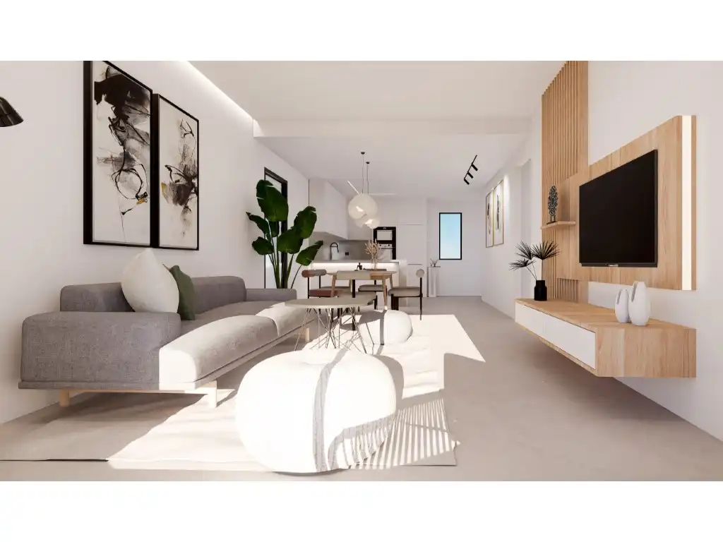 Sala d'estar de Apartament en venda en Finestrat amb Piscina