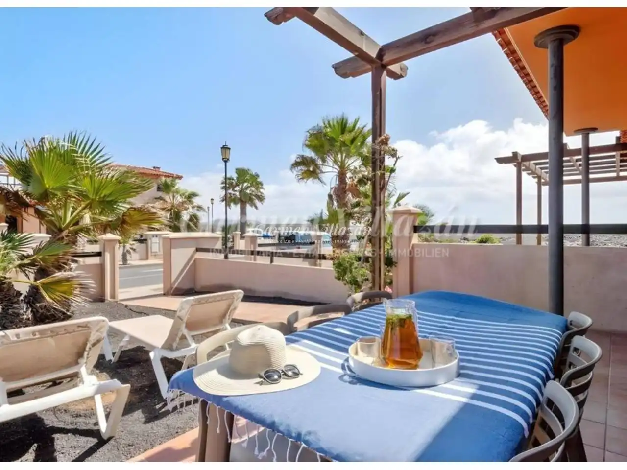 Terraza de Apartamento en venta en La Oliva con Terraza, Balcón y Piscina comunitaria
