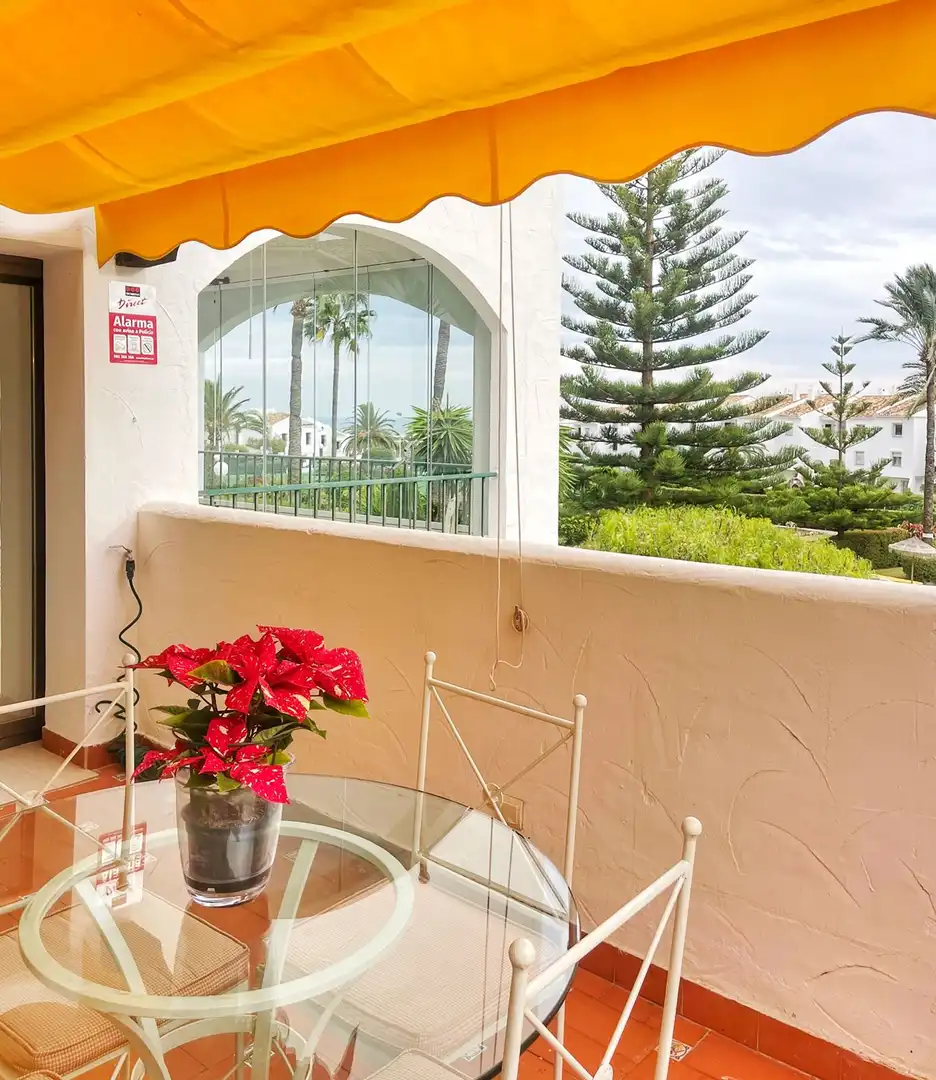 Garden of Apartments for rent in Marbella  with Air Conditioner, Terrace and Furnished