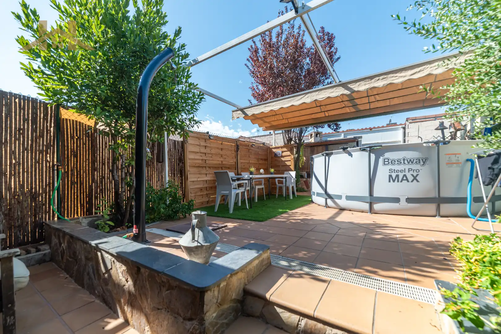 Terraza de Casa adosada en venta en Ciempozuelos con Aire acondicionado, Calefacción y Jardín privado