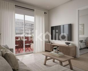 Living room of Flat for sale in  Barcelona Capital  with Air Conditioner, Heating and Terrace