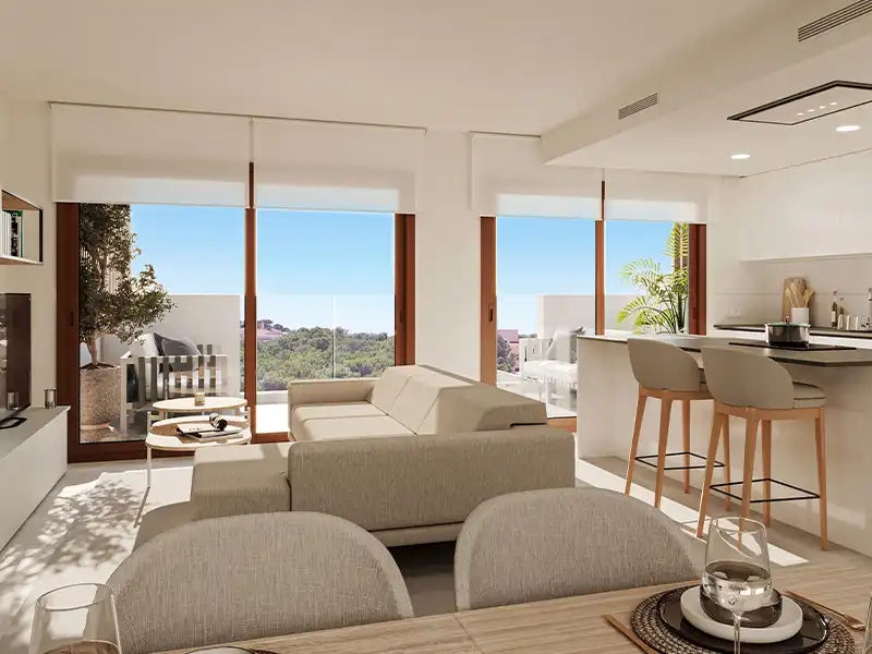 Living room of Flat for sale in Capdepera  with Terrace and Swimming Pool